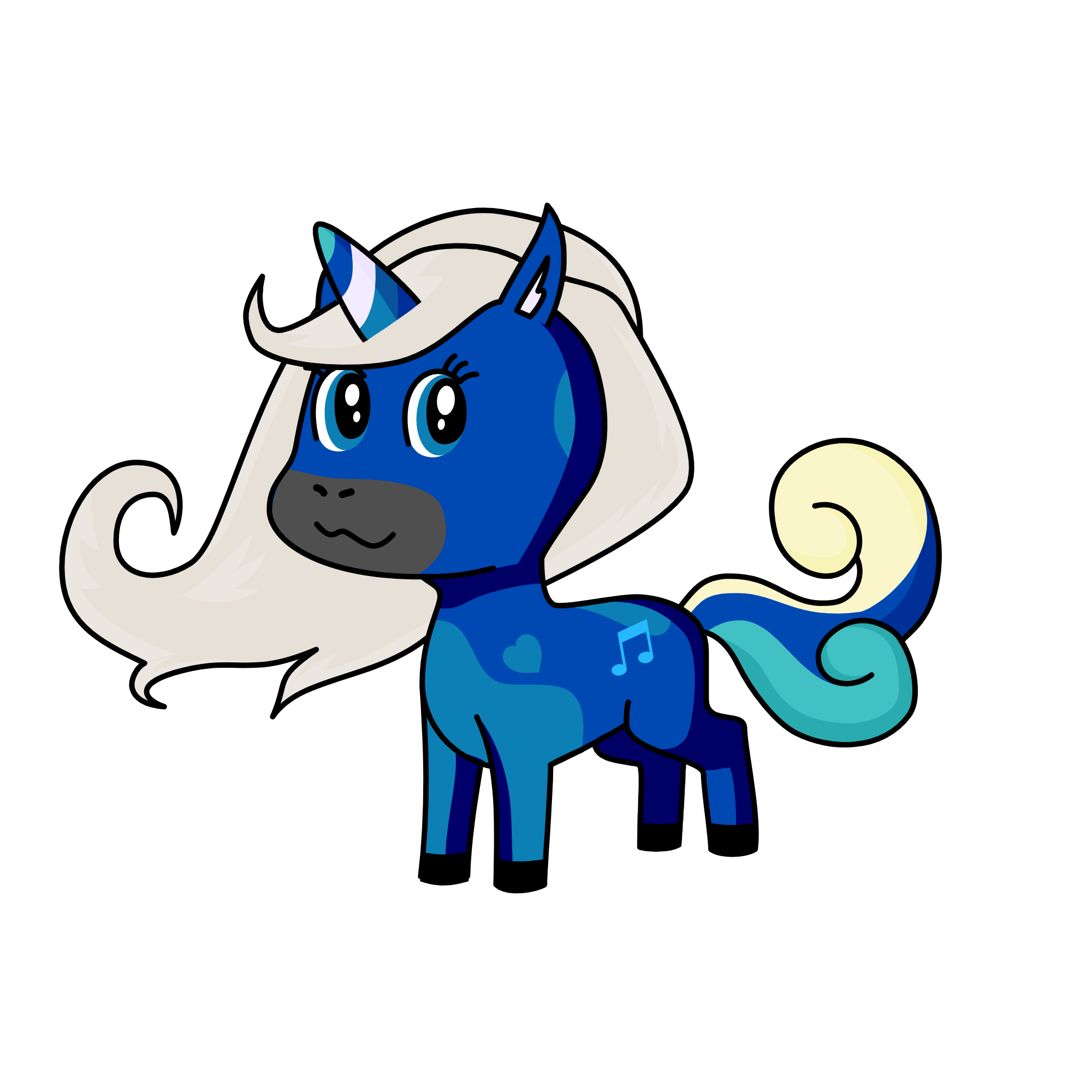 Skyflight, the unicorn