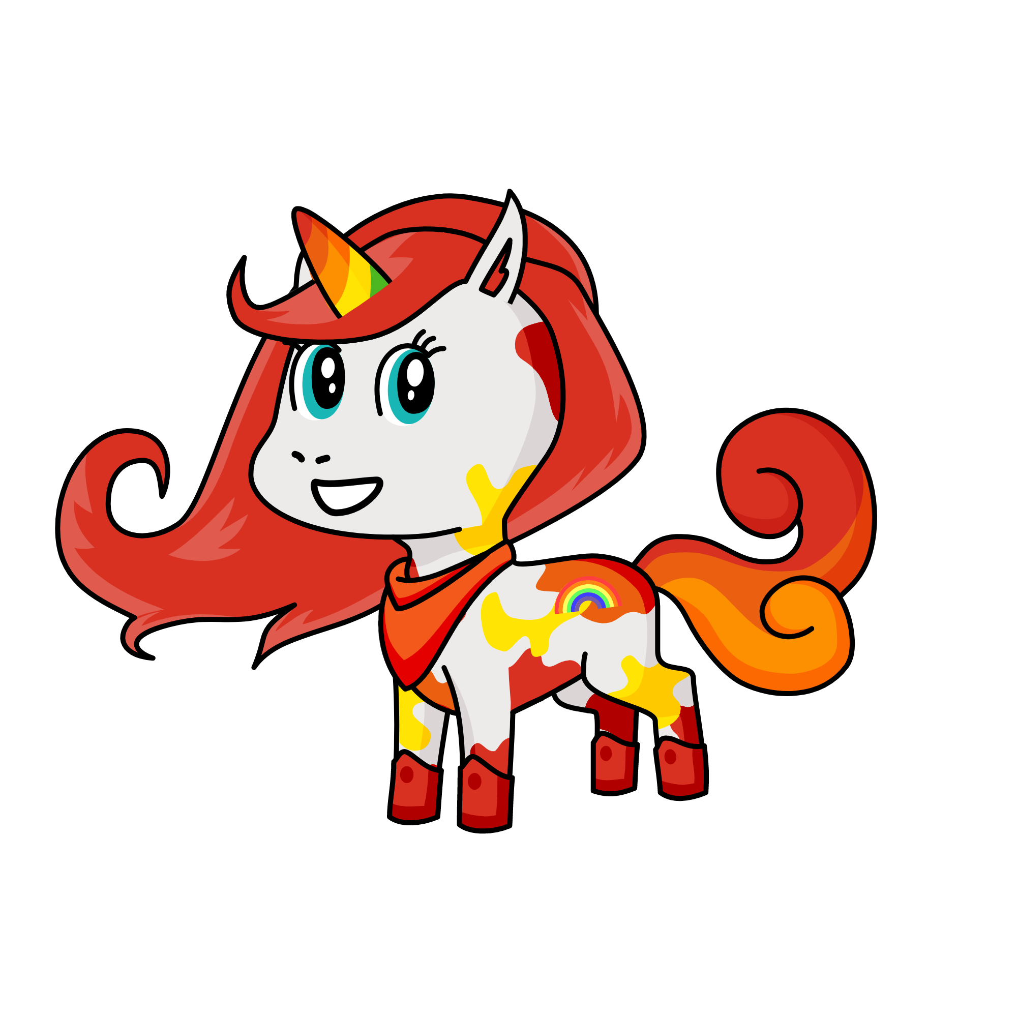rainbow corin, the unicorn