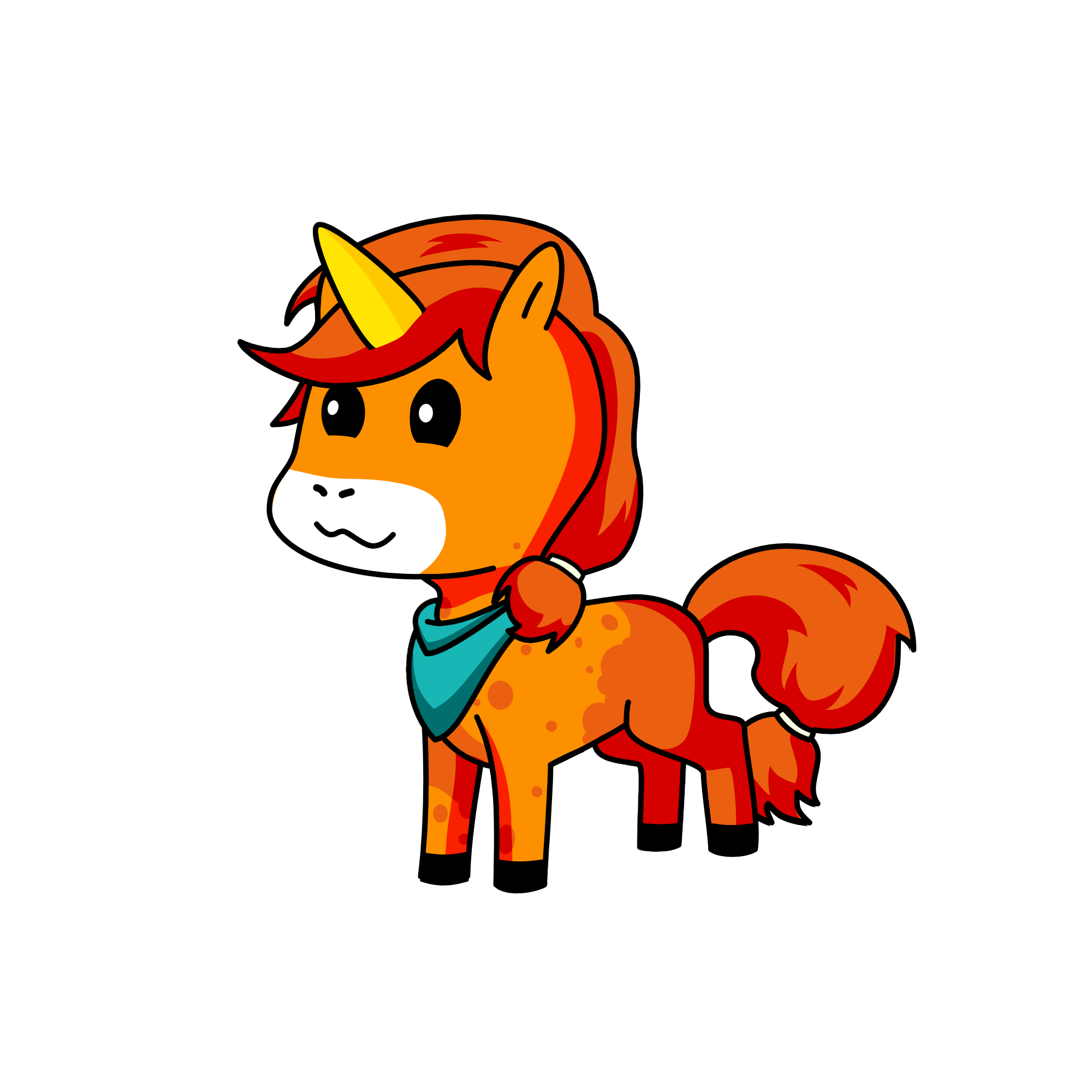 orangie, the unicorn