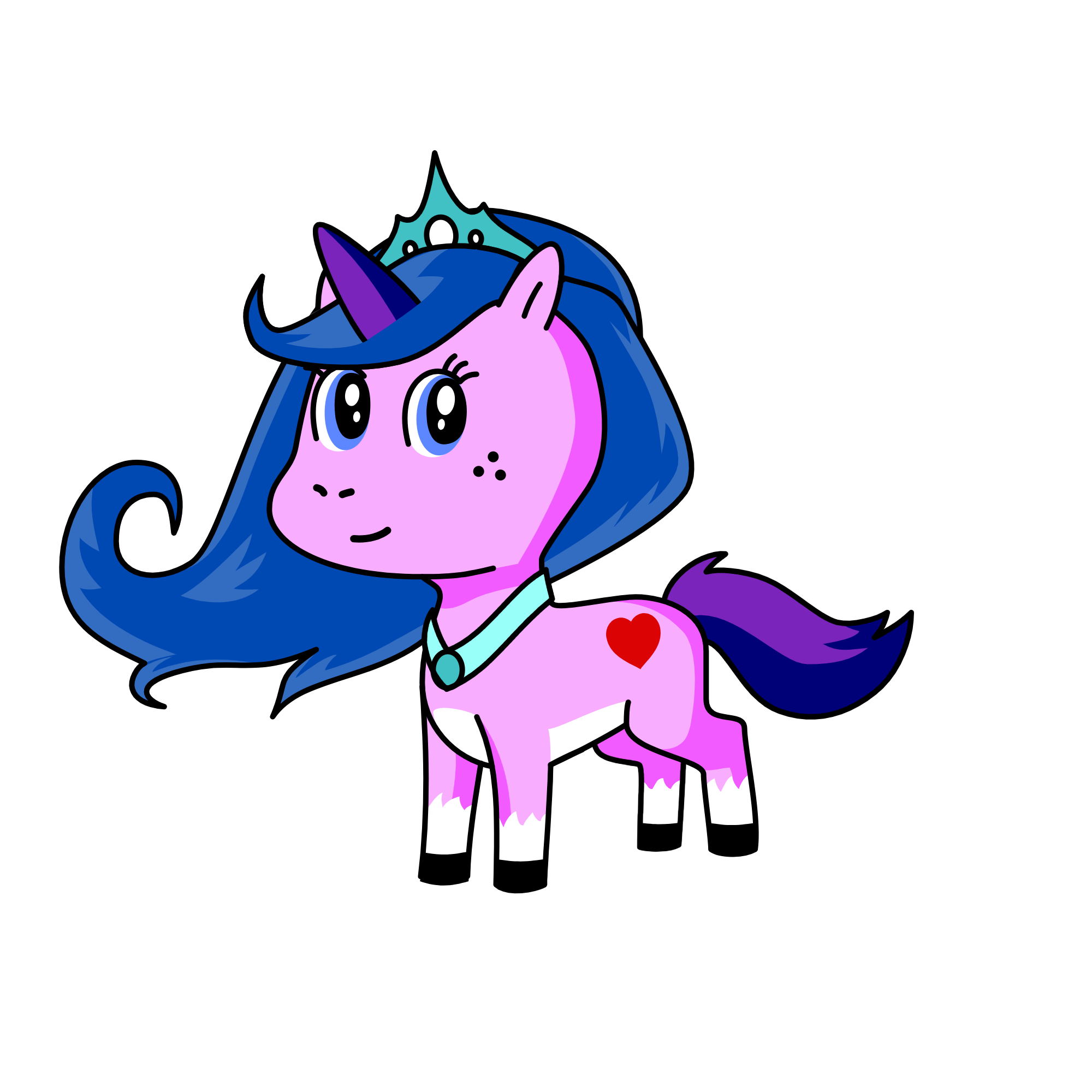 Princess Moonlight, the unicorn
