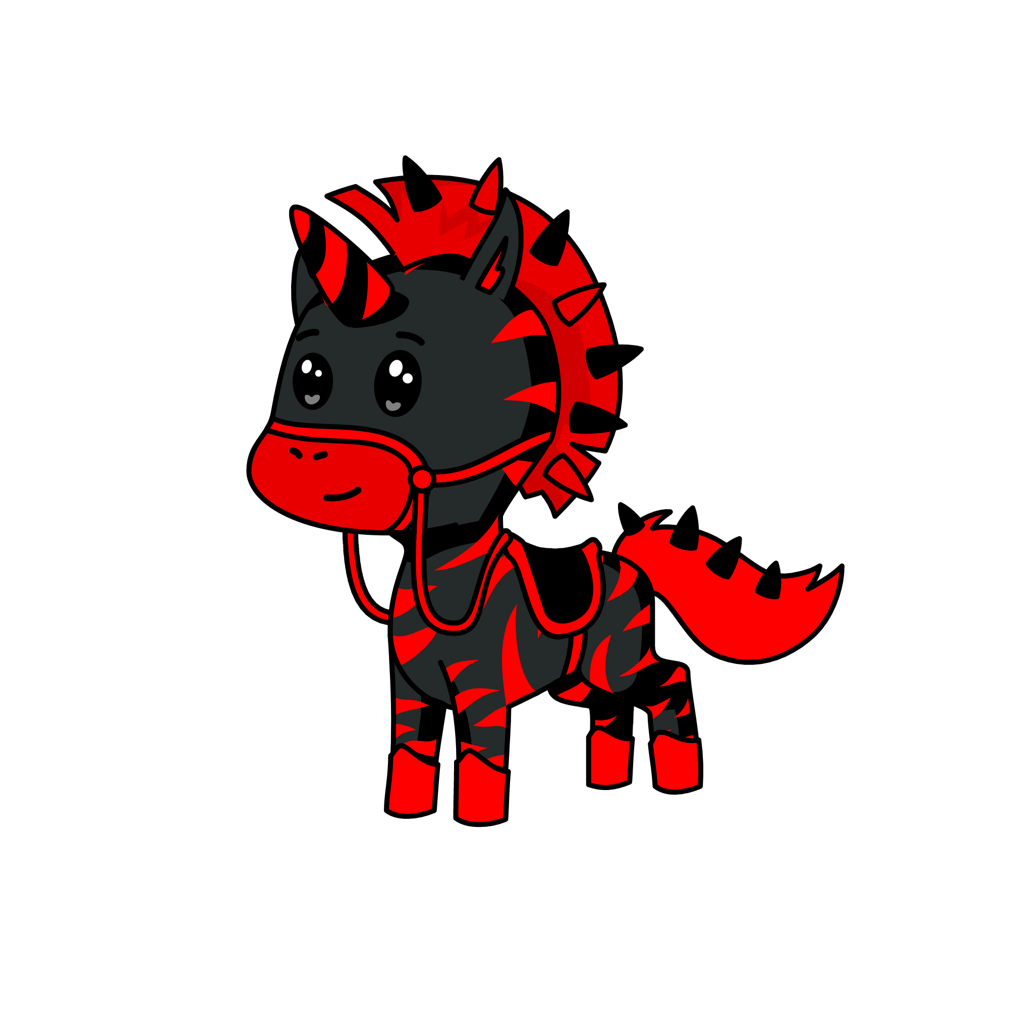 red moon, the unicorn