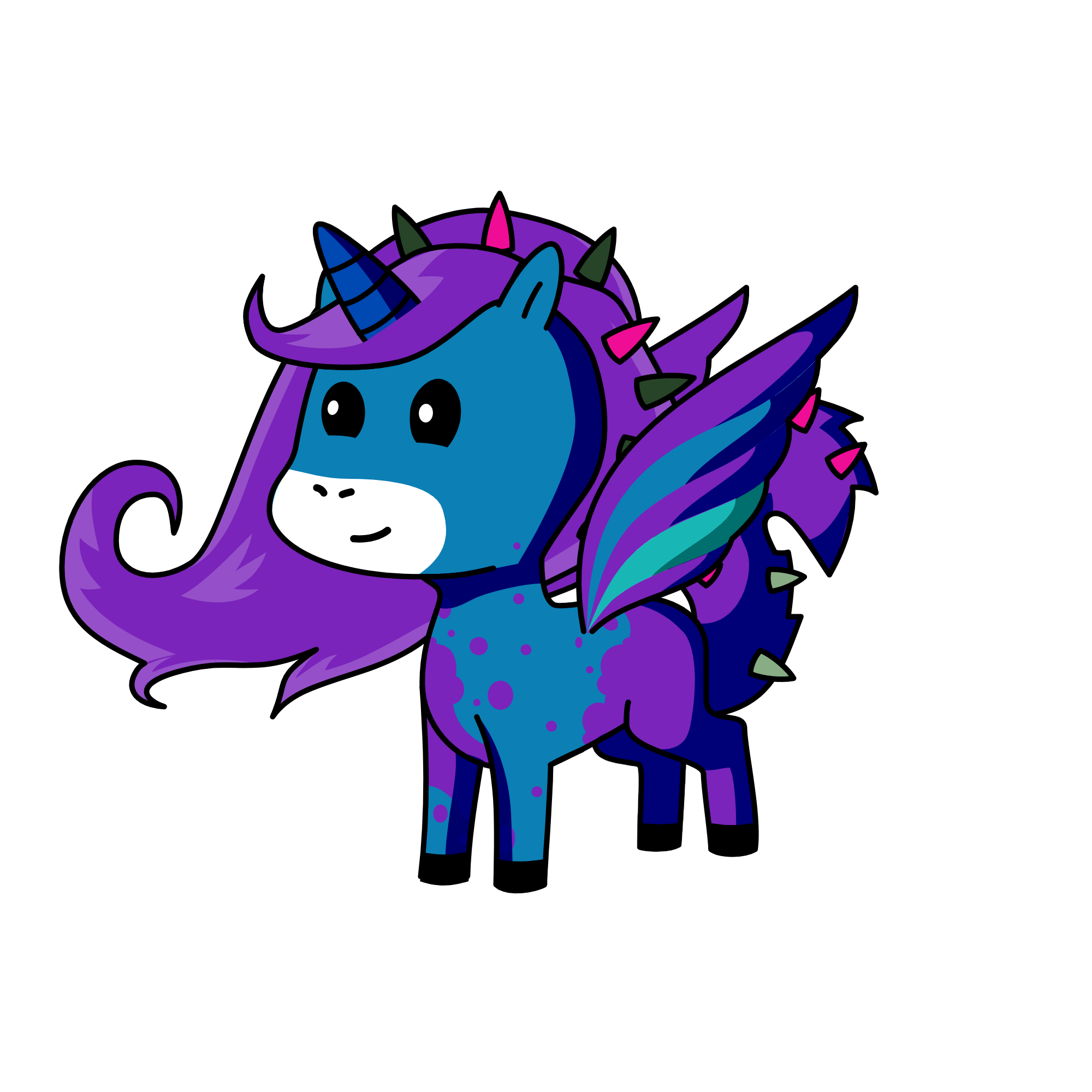 the sky, the unicorn