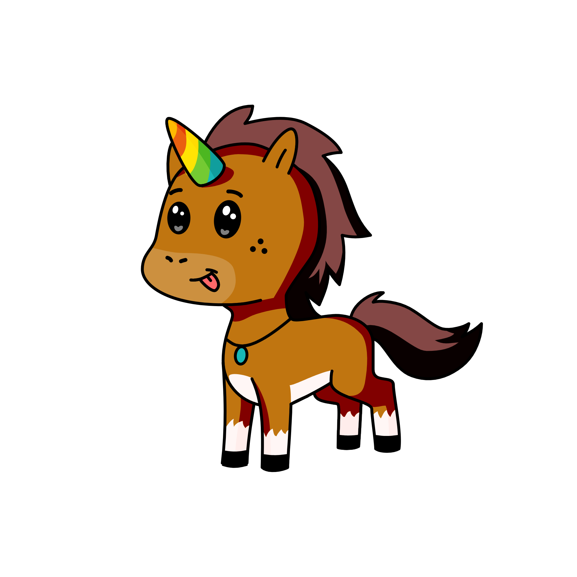 brownie, the unicorn