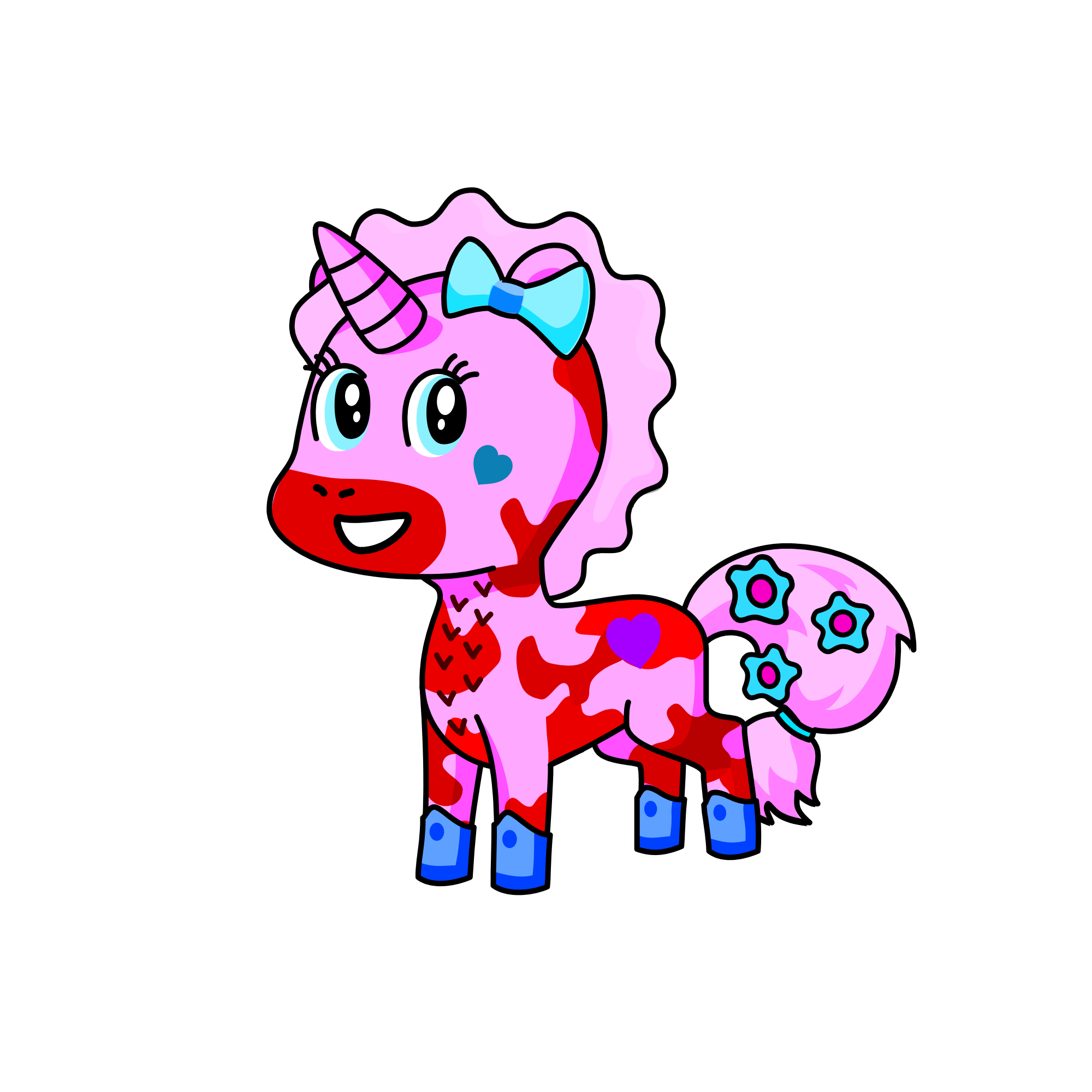 Blossom, the unicorn
