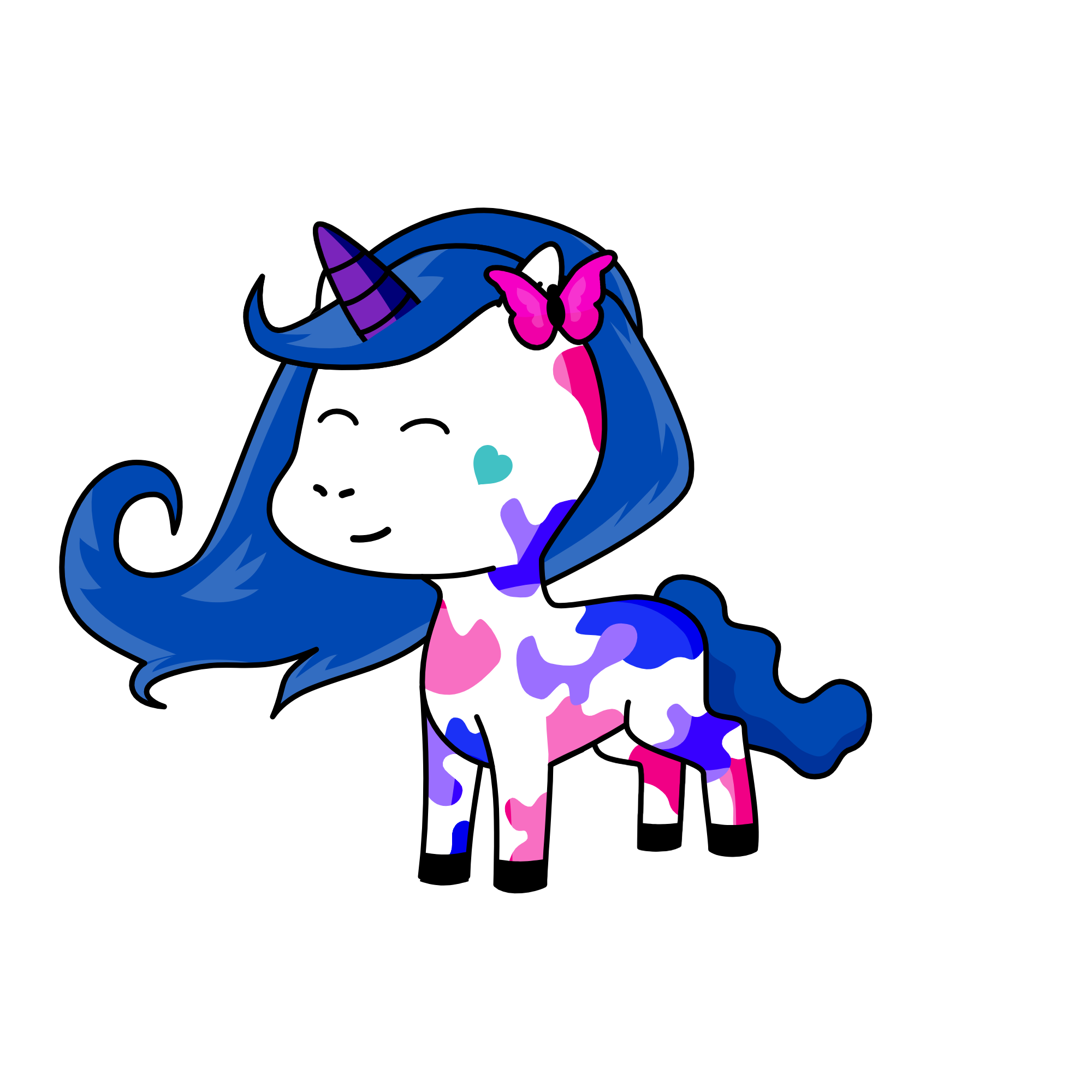 cloudy, the unicorn