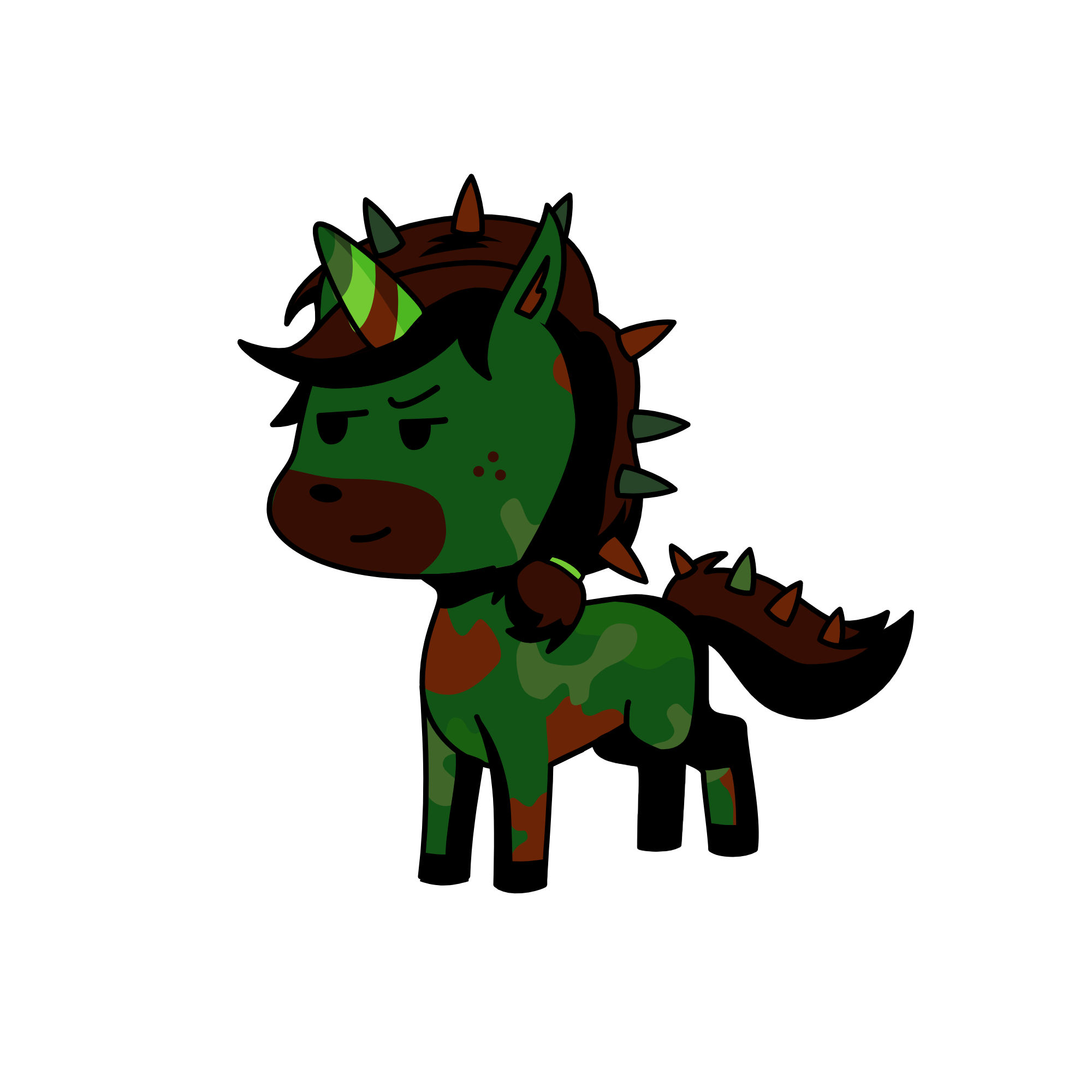Camo, the unicorn