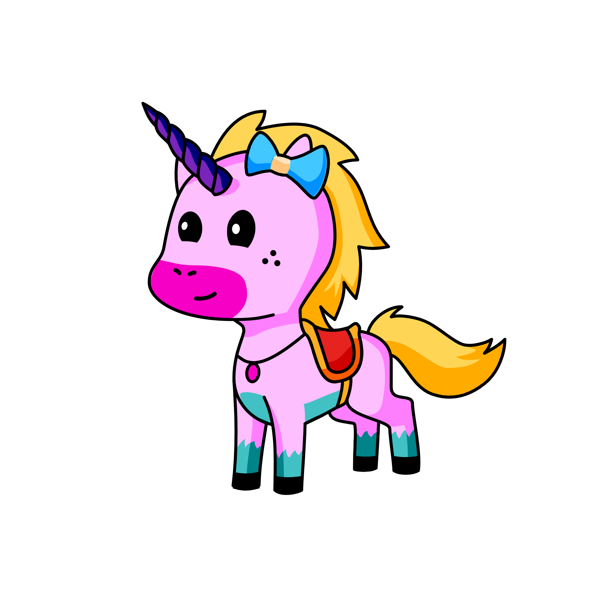 Evelyn D., the unicorn