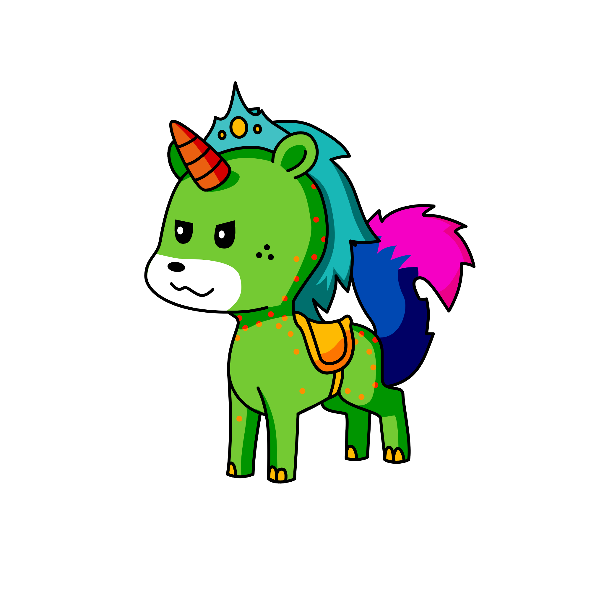 f, the unicorn