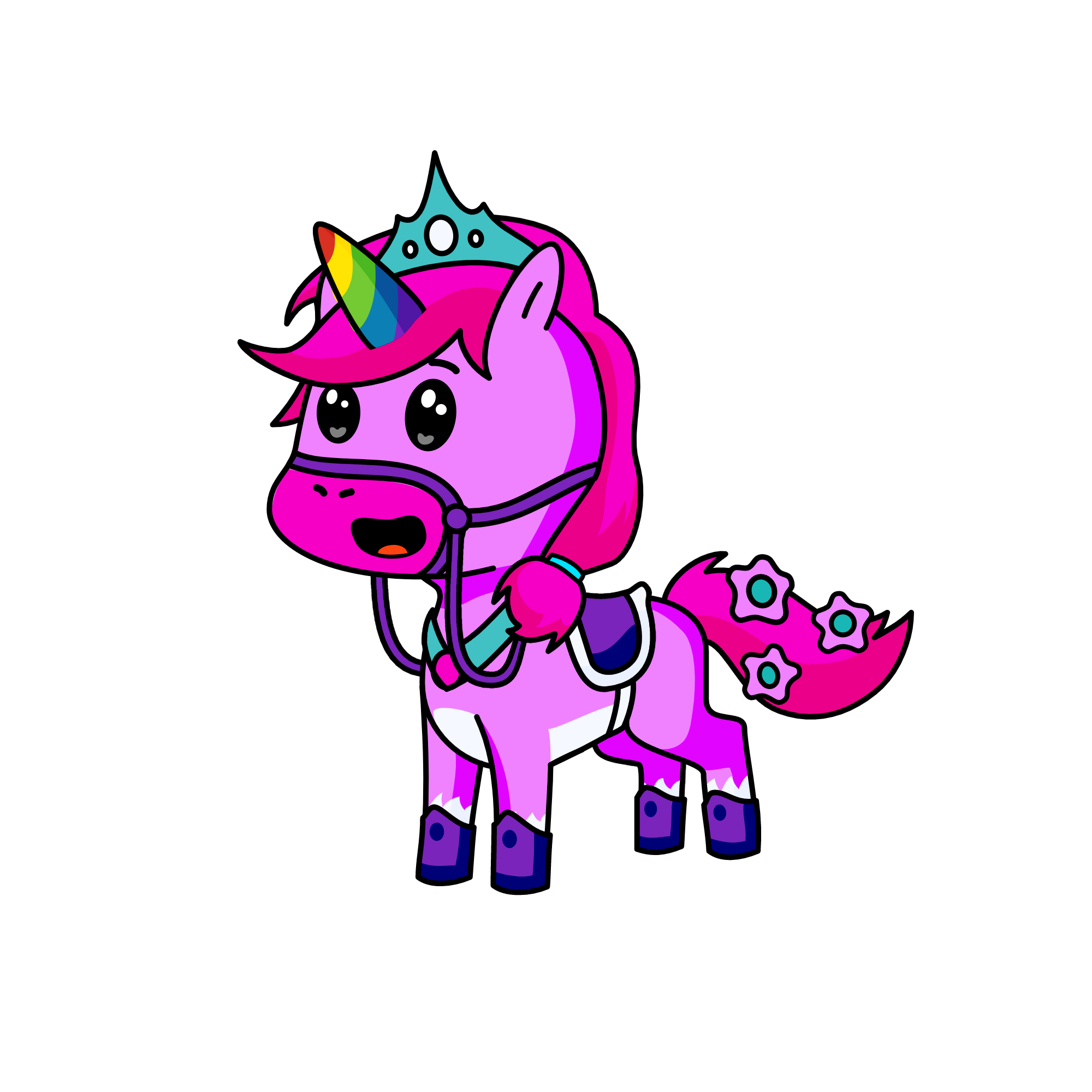 Candy, the unicorn