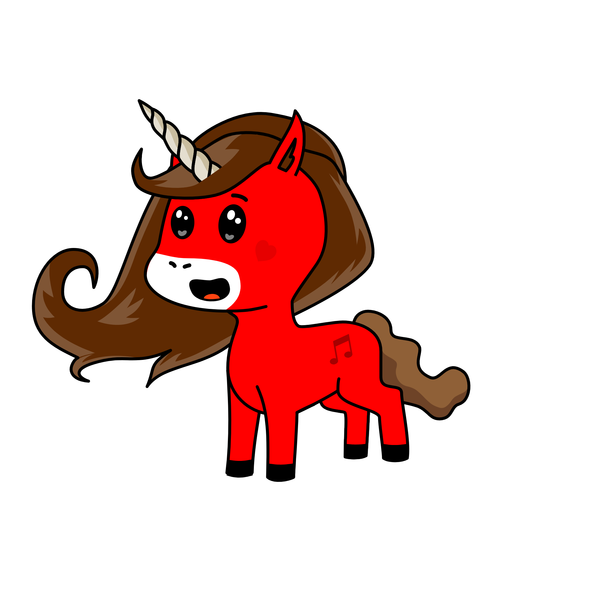 Love, the unicorn