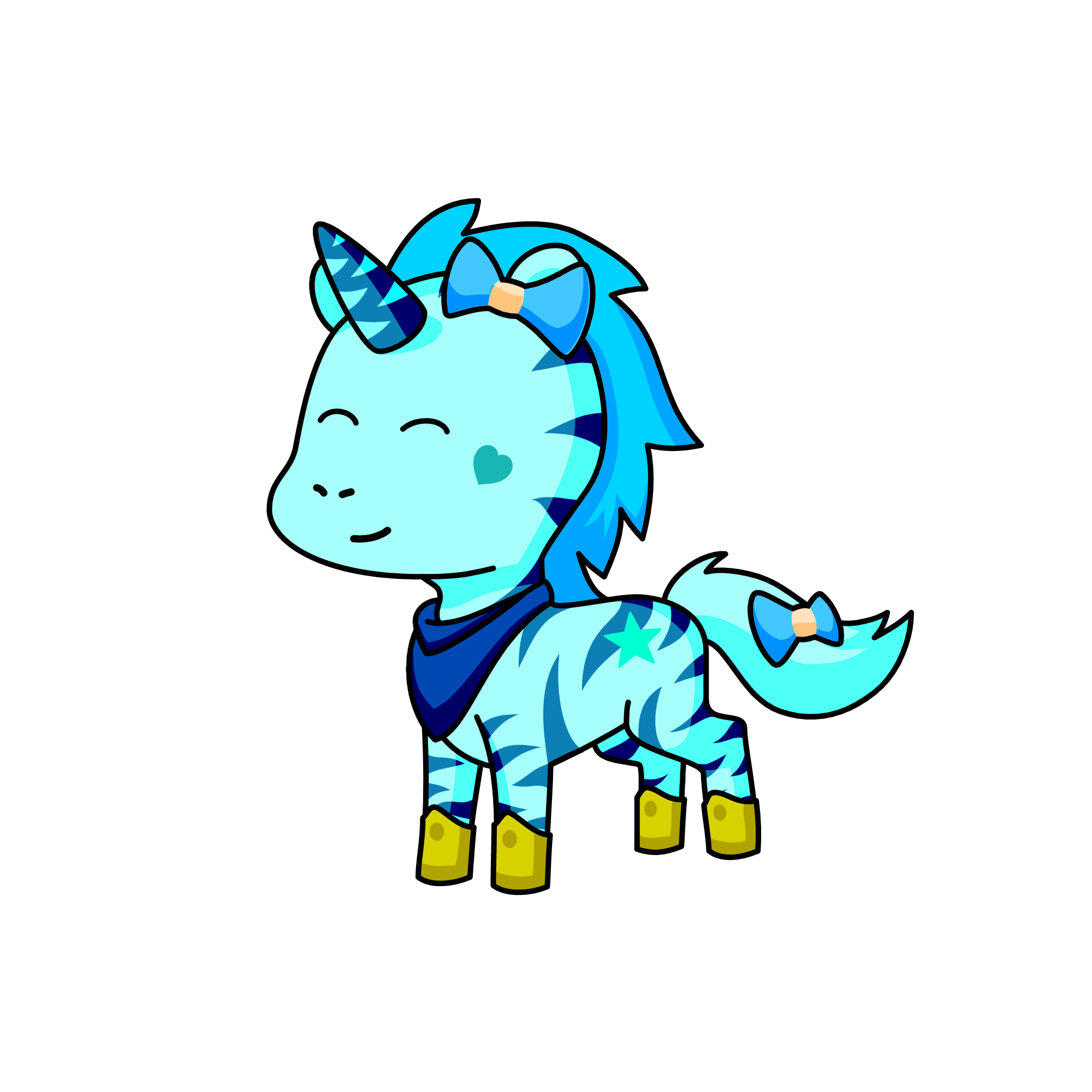 Sparkles, the unicorn