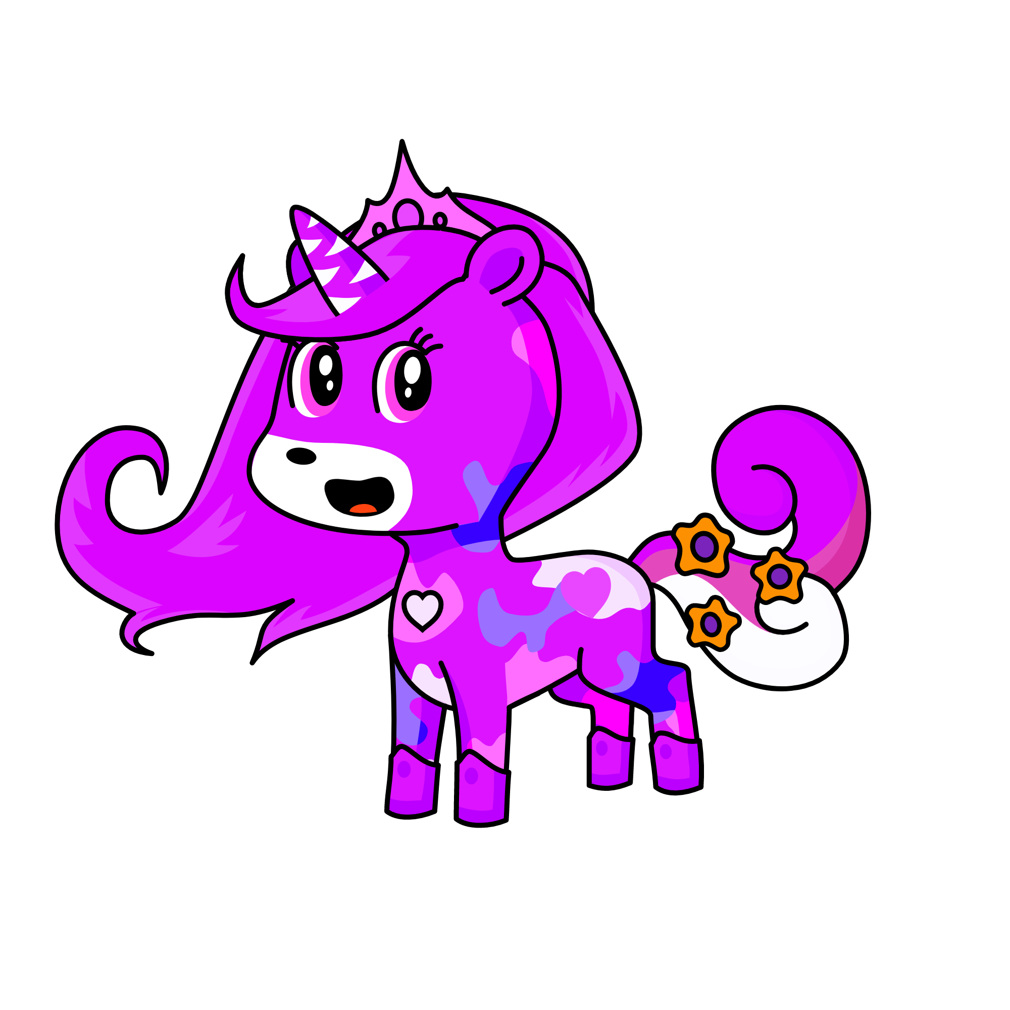 pinky, the unicorn