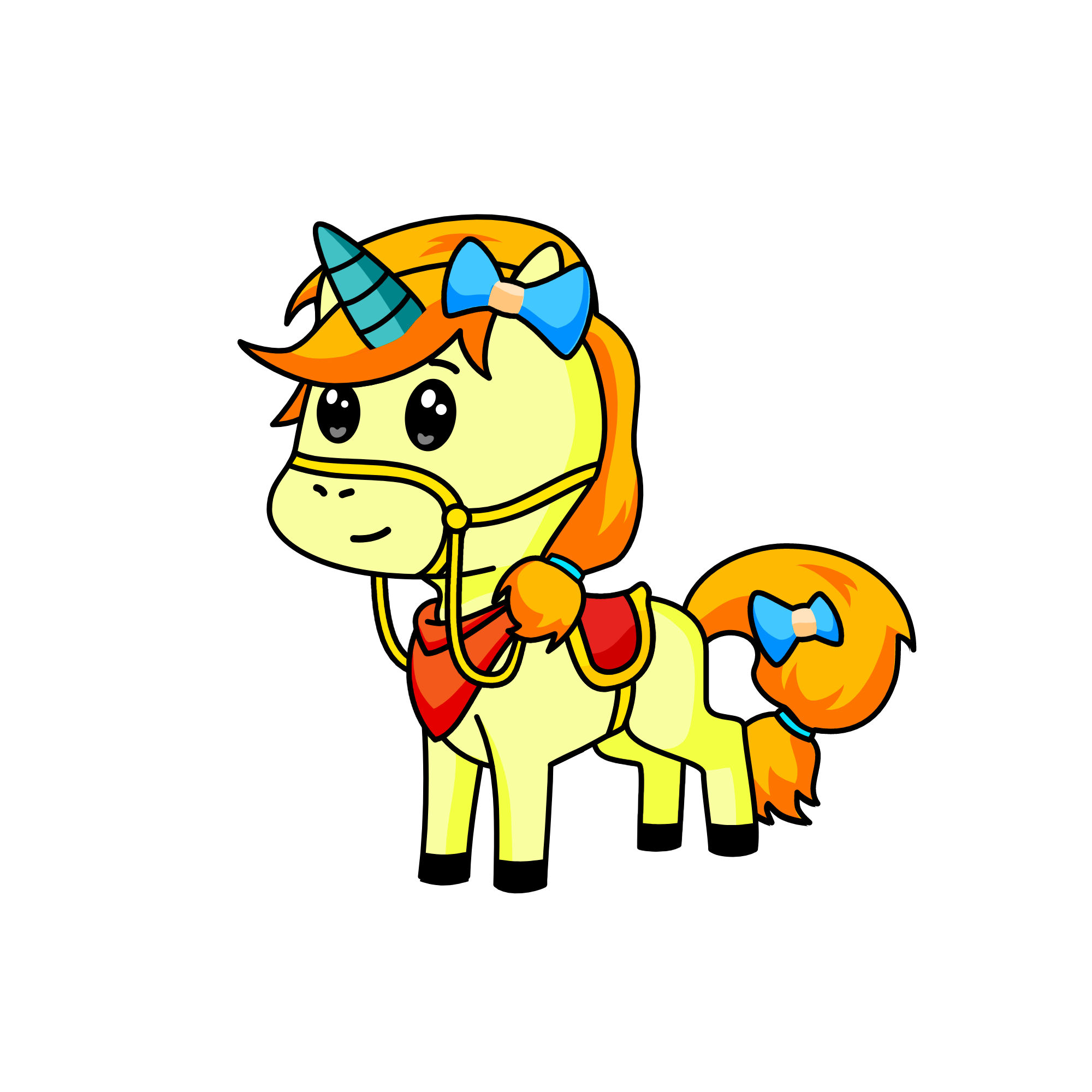 honey-ribbon, the unicorn