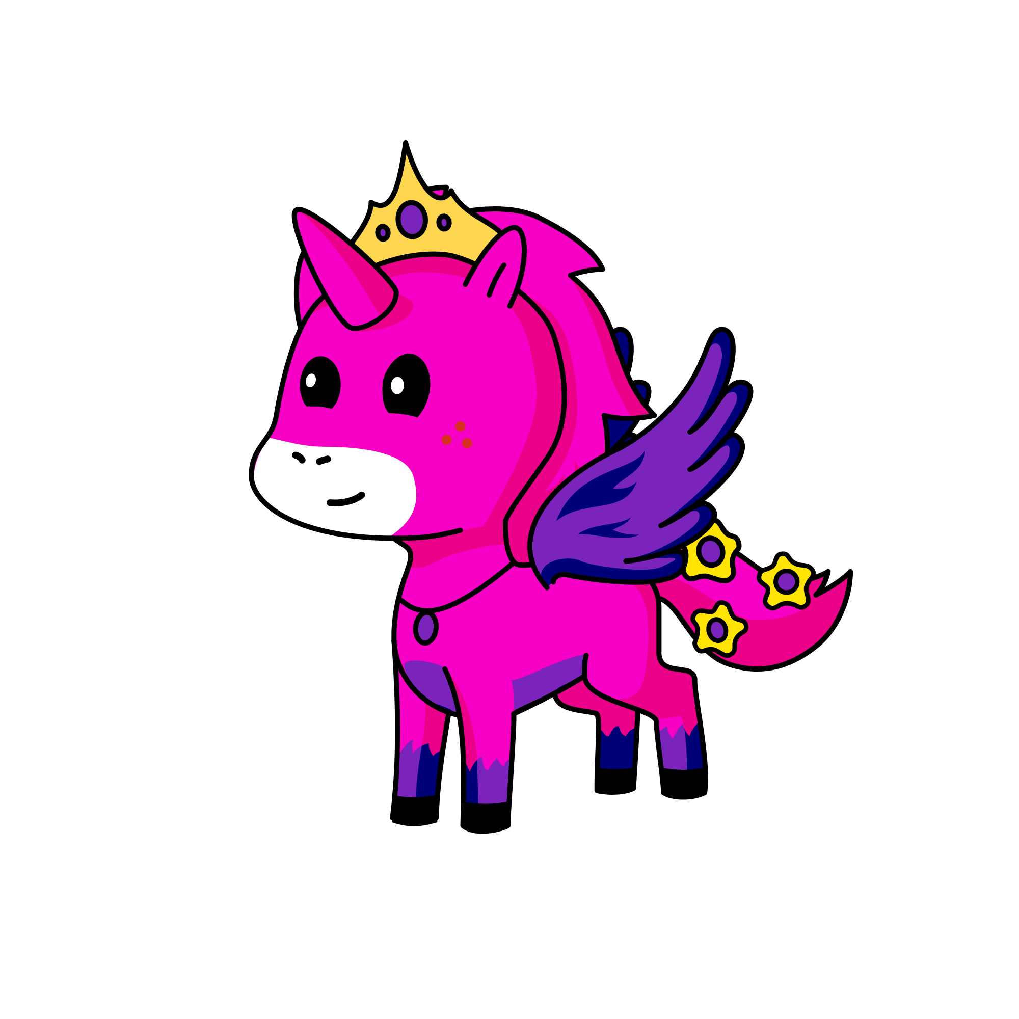 Rosy, the unicorn