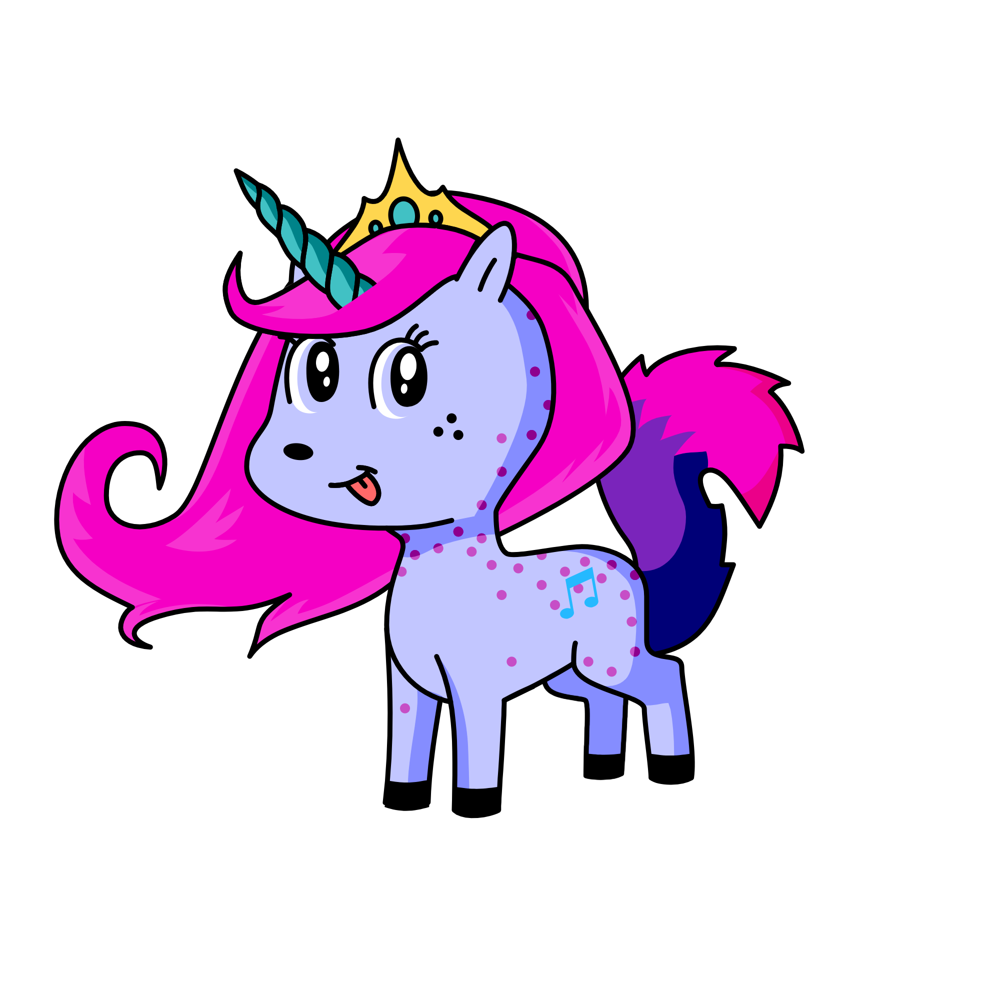 dot, the unicorn