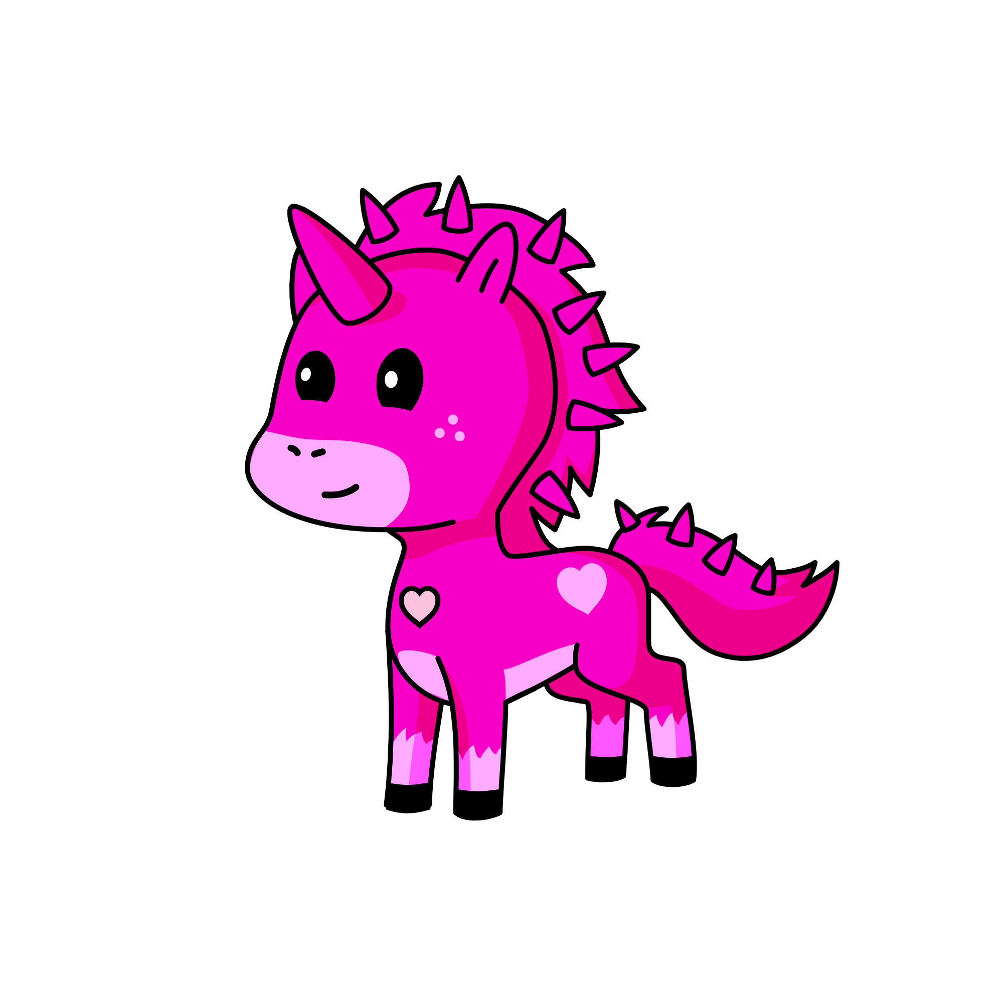 Picky, the unicorn