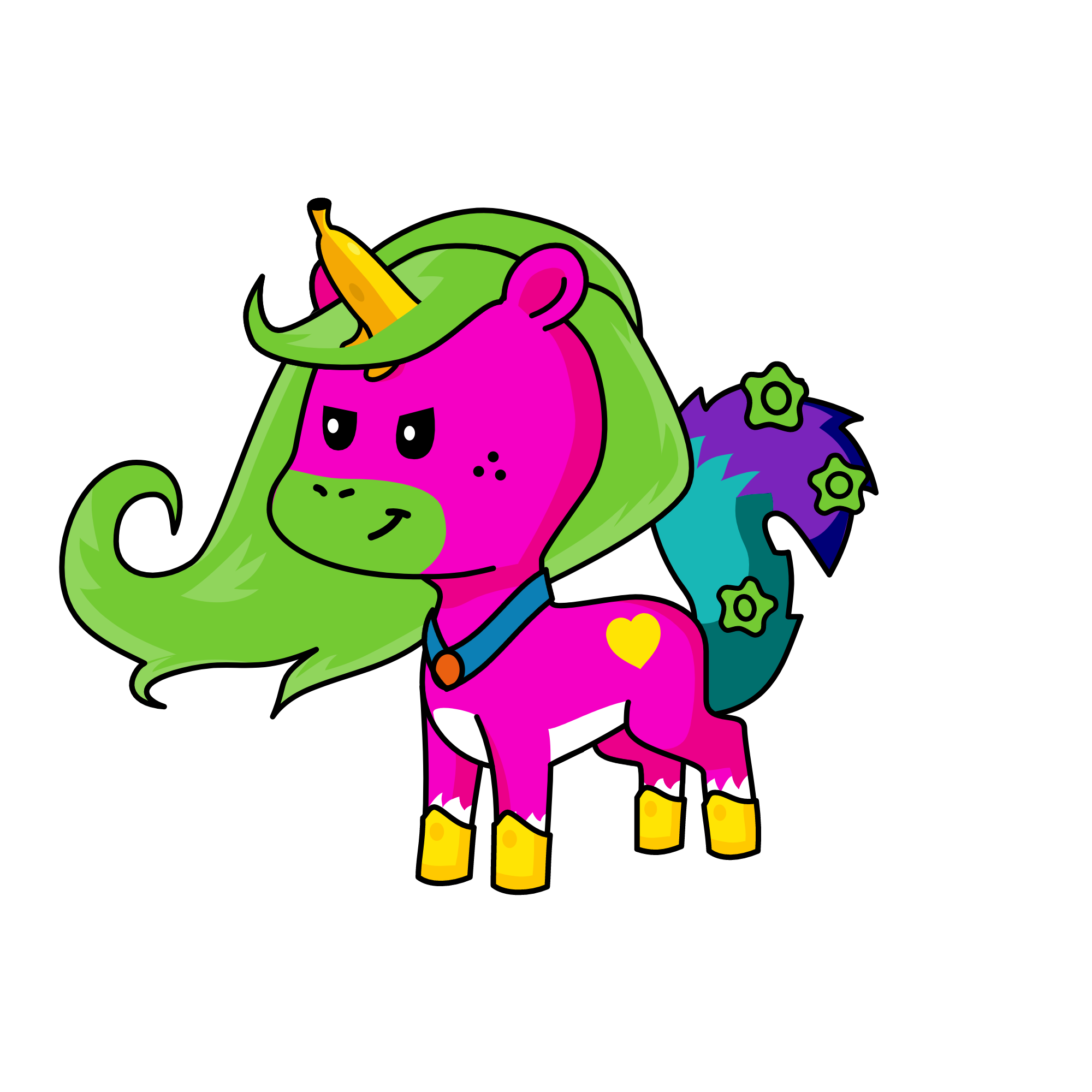 Banana, the unicorn