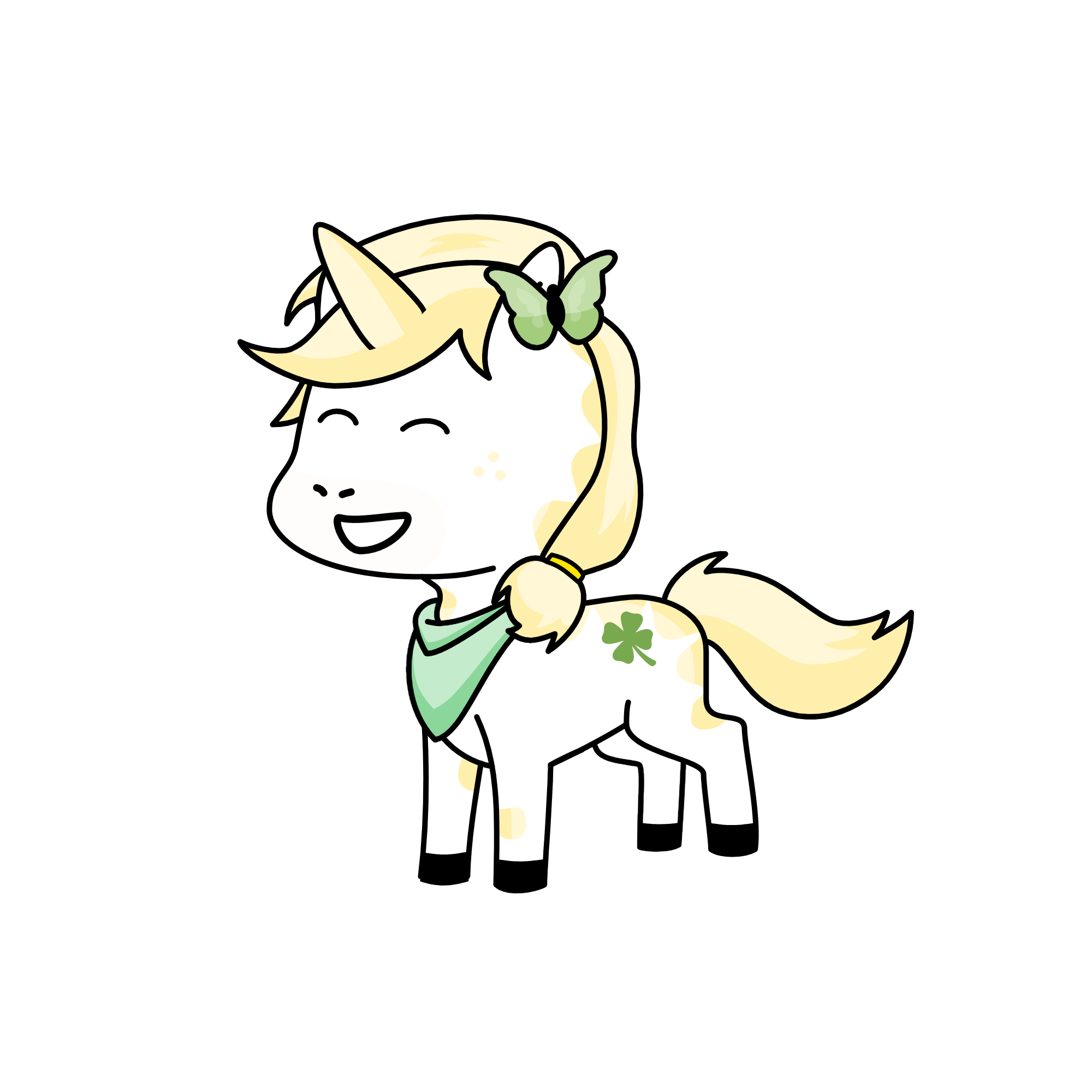 Clover, the unicorn