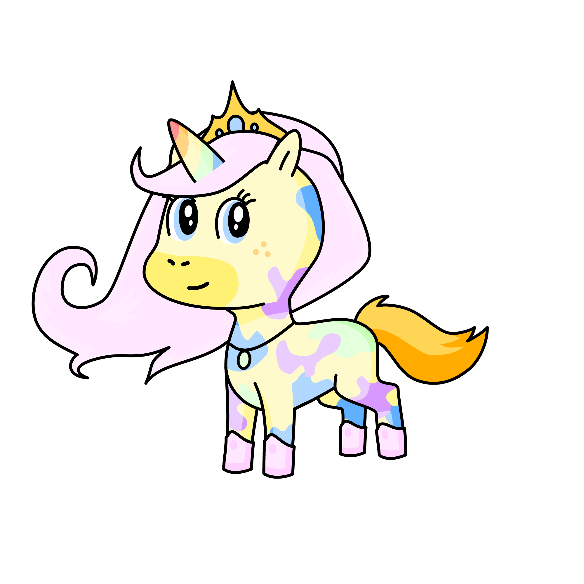 Amber, the unicorn