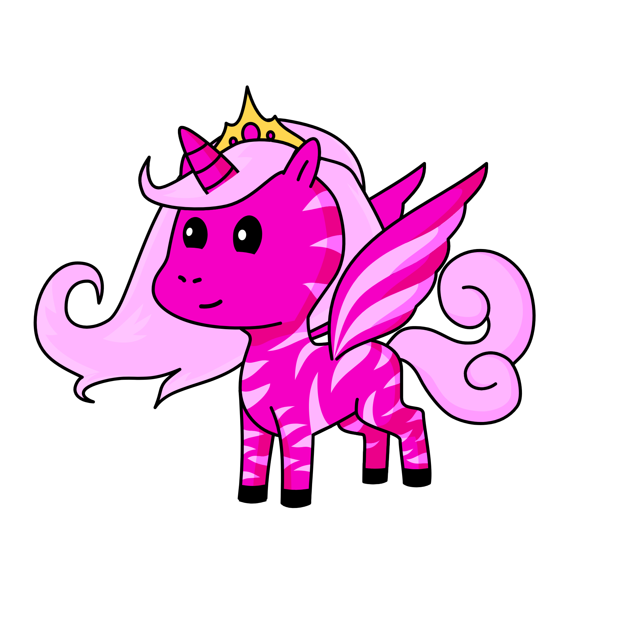 Cotton candy, the unicorn