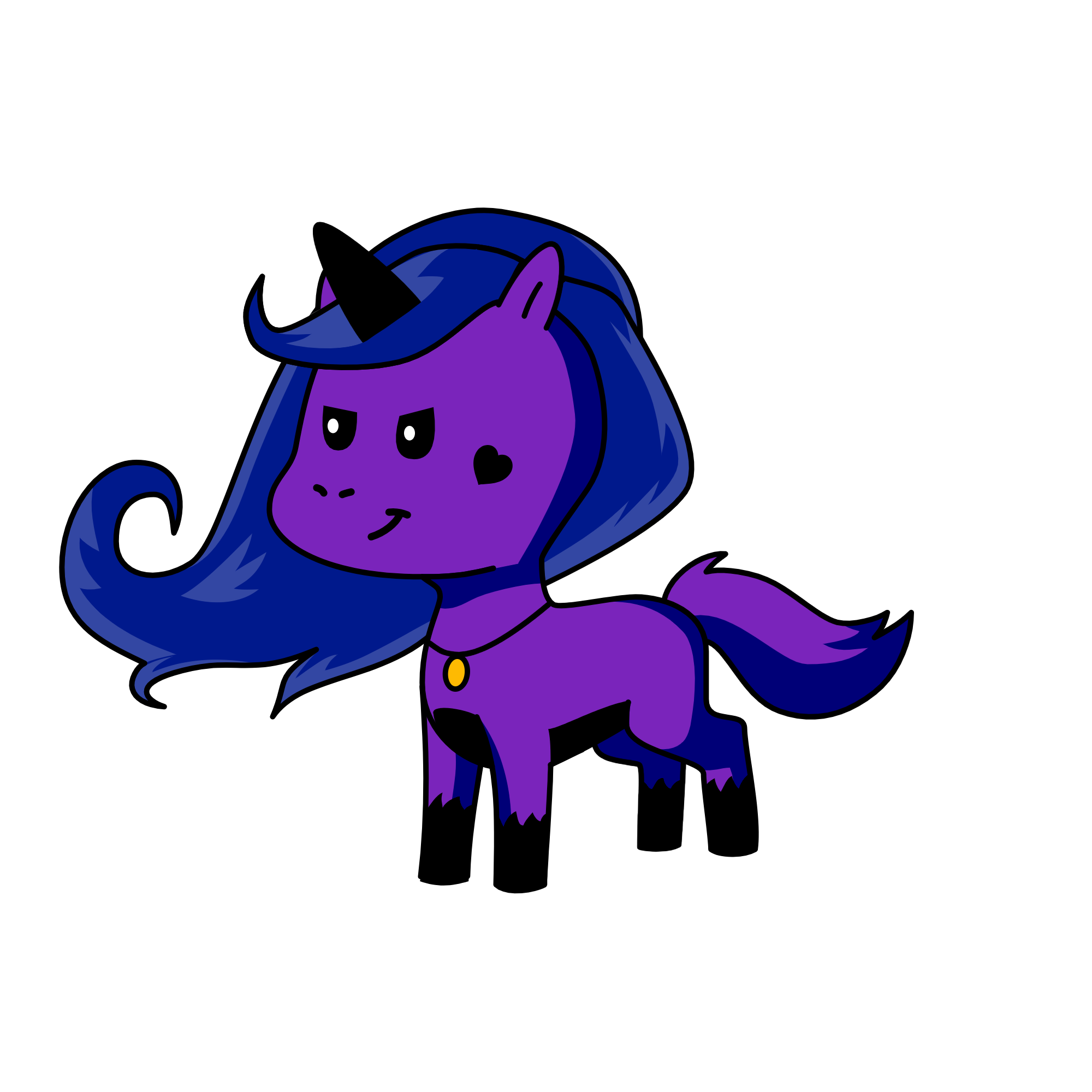 Twilight, the unicorn