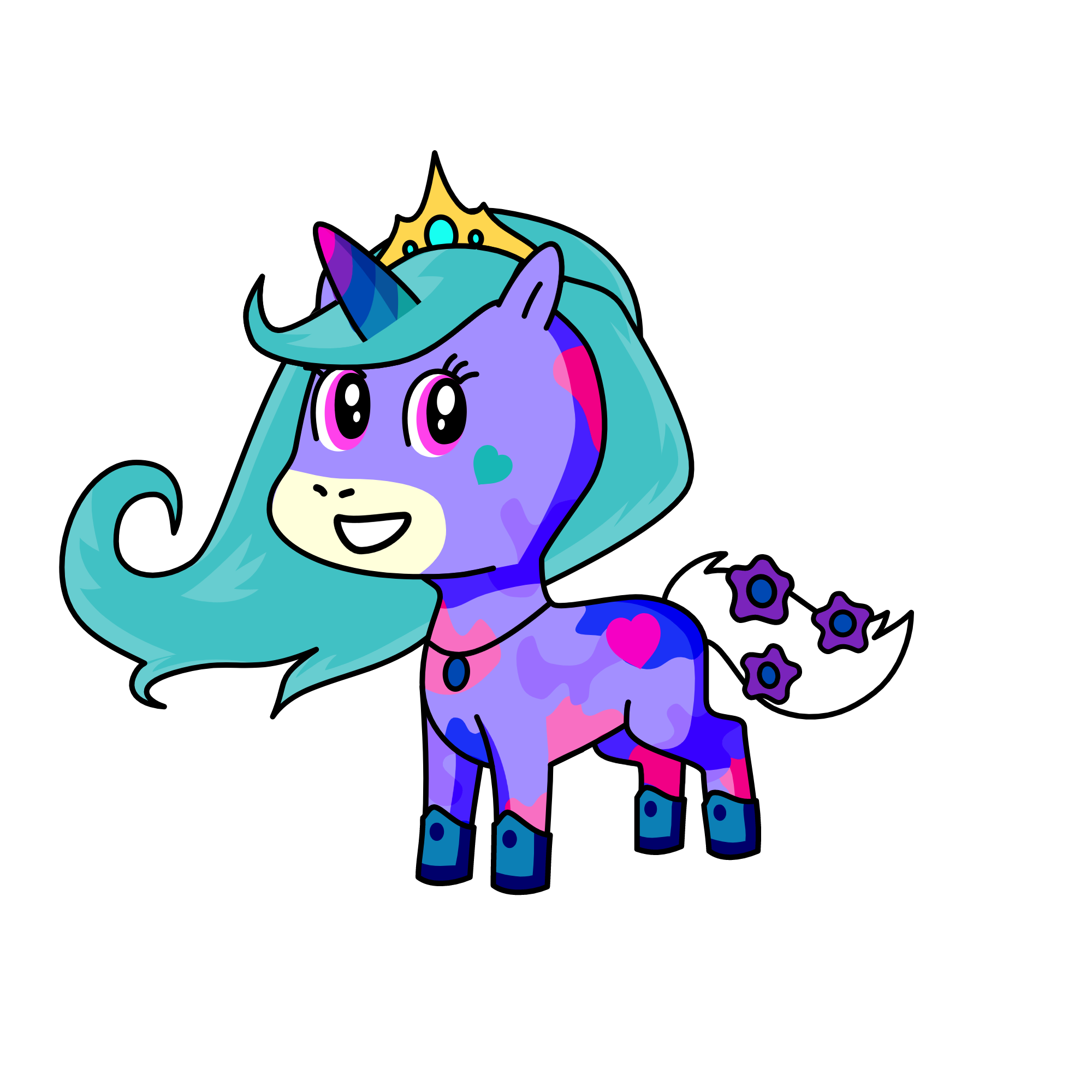 Moonlight, the unicorn