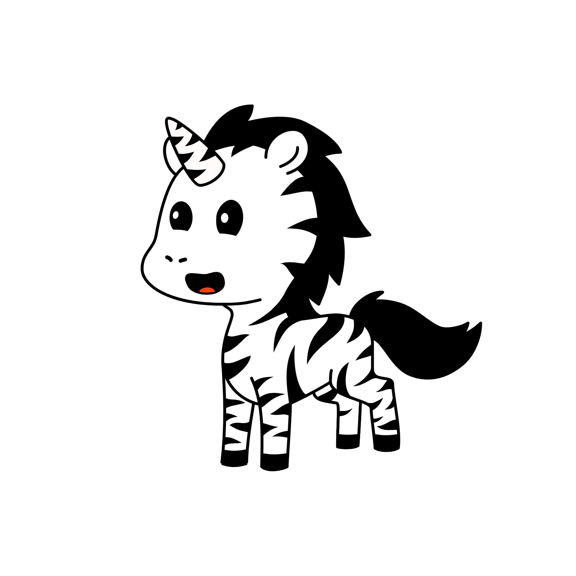 Zebracorn, the unicorn