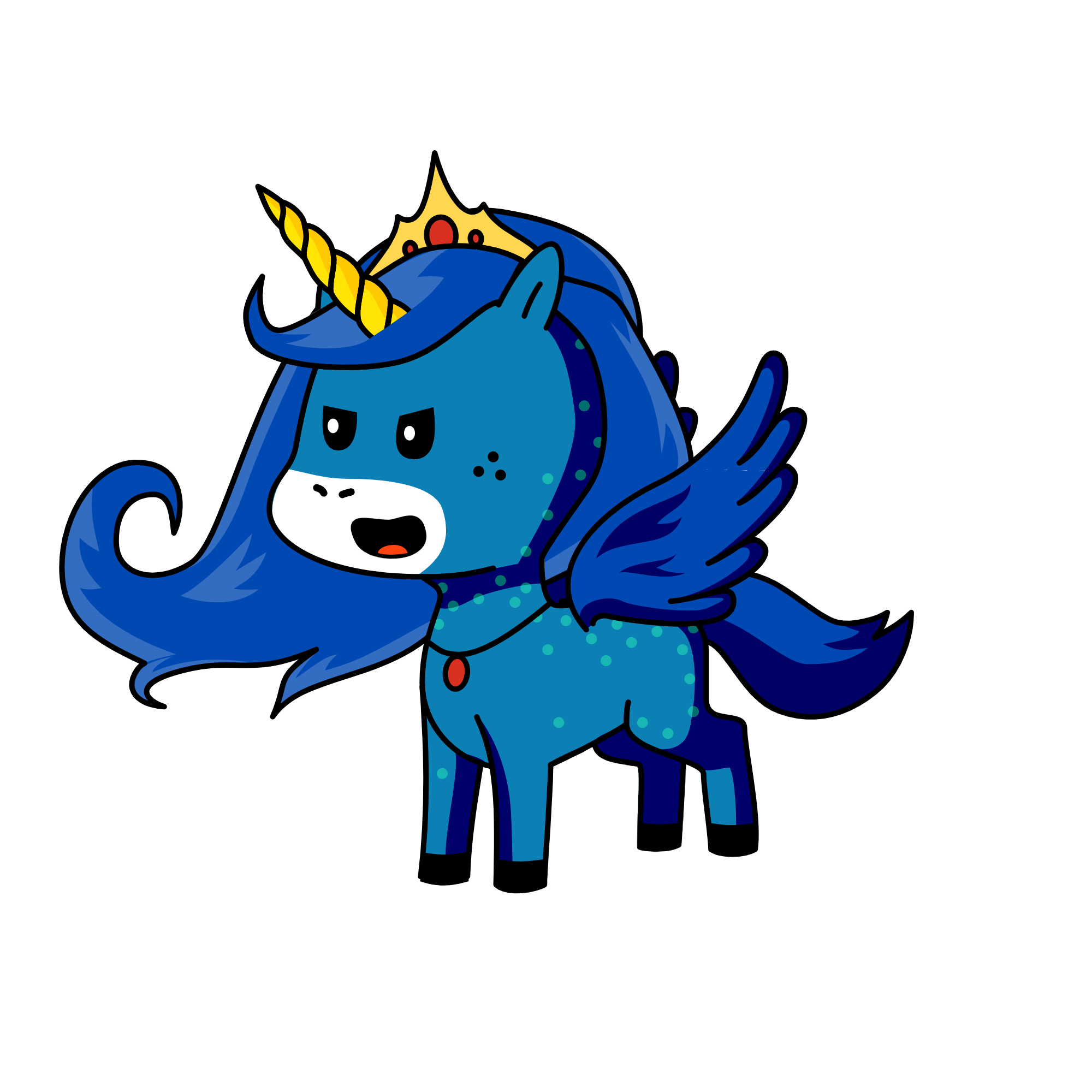 Dasha villana, the unicorn