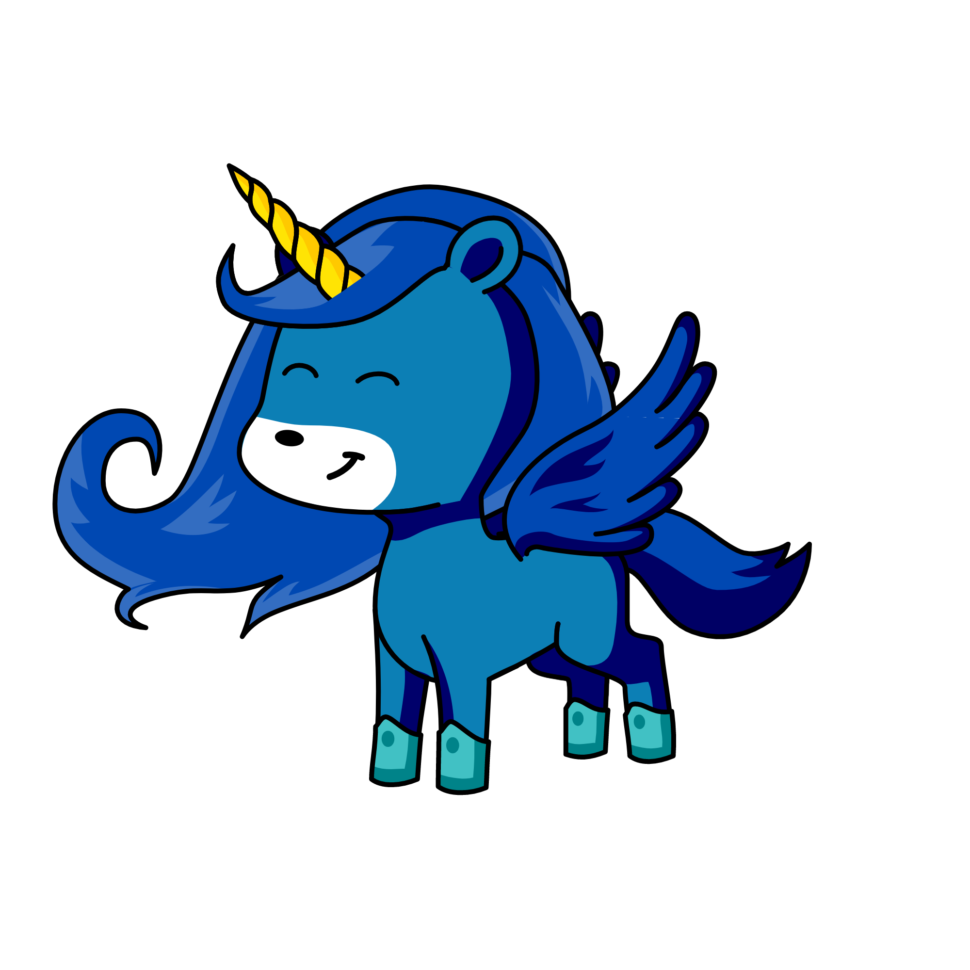 Dasha de diosa, the unicorn