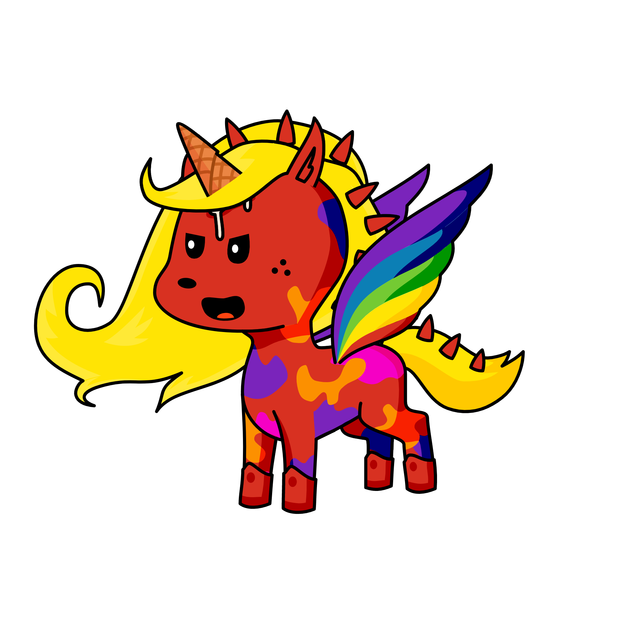 Diabla del 666, the unicorn