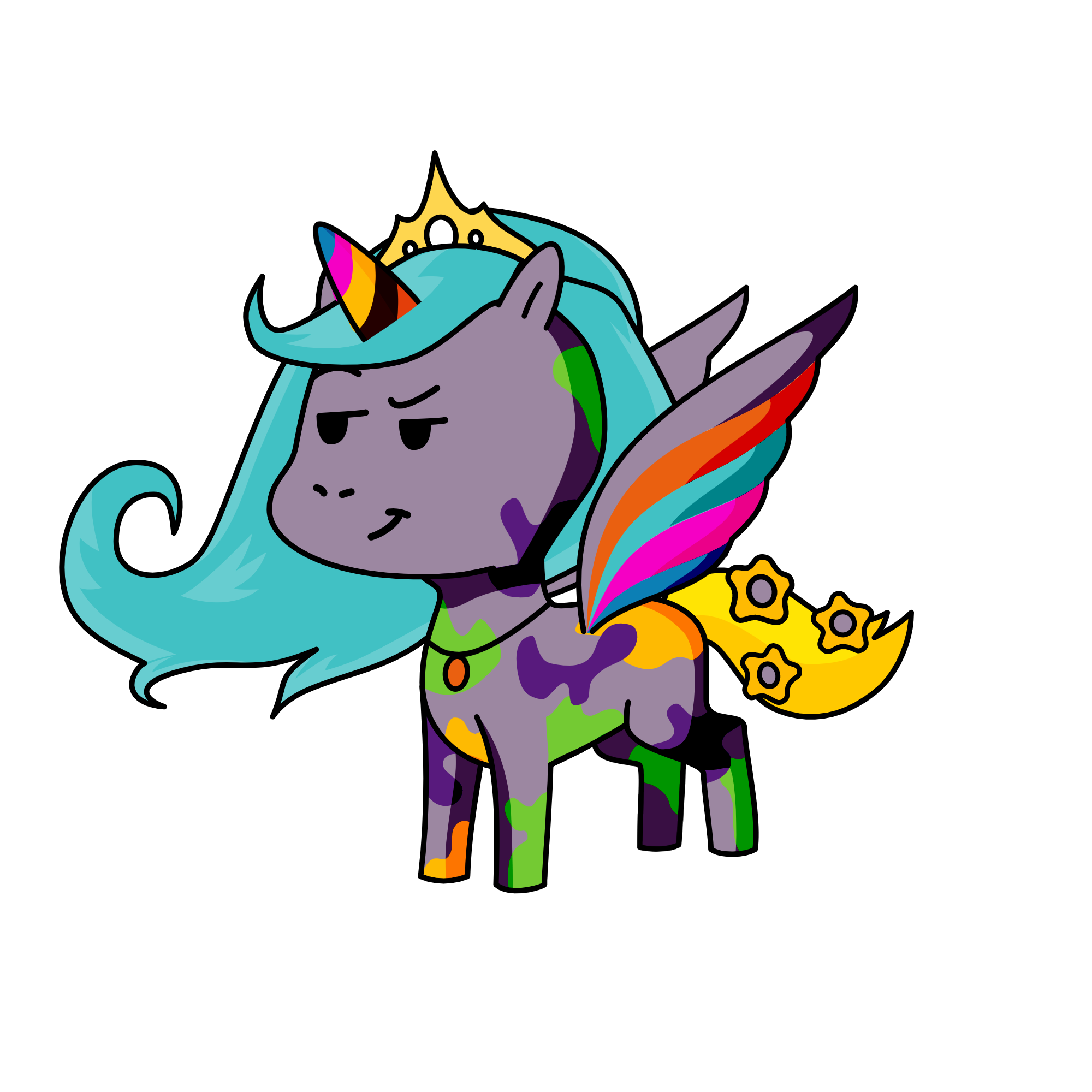 Starburst, the unicorn
