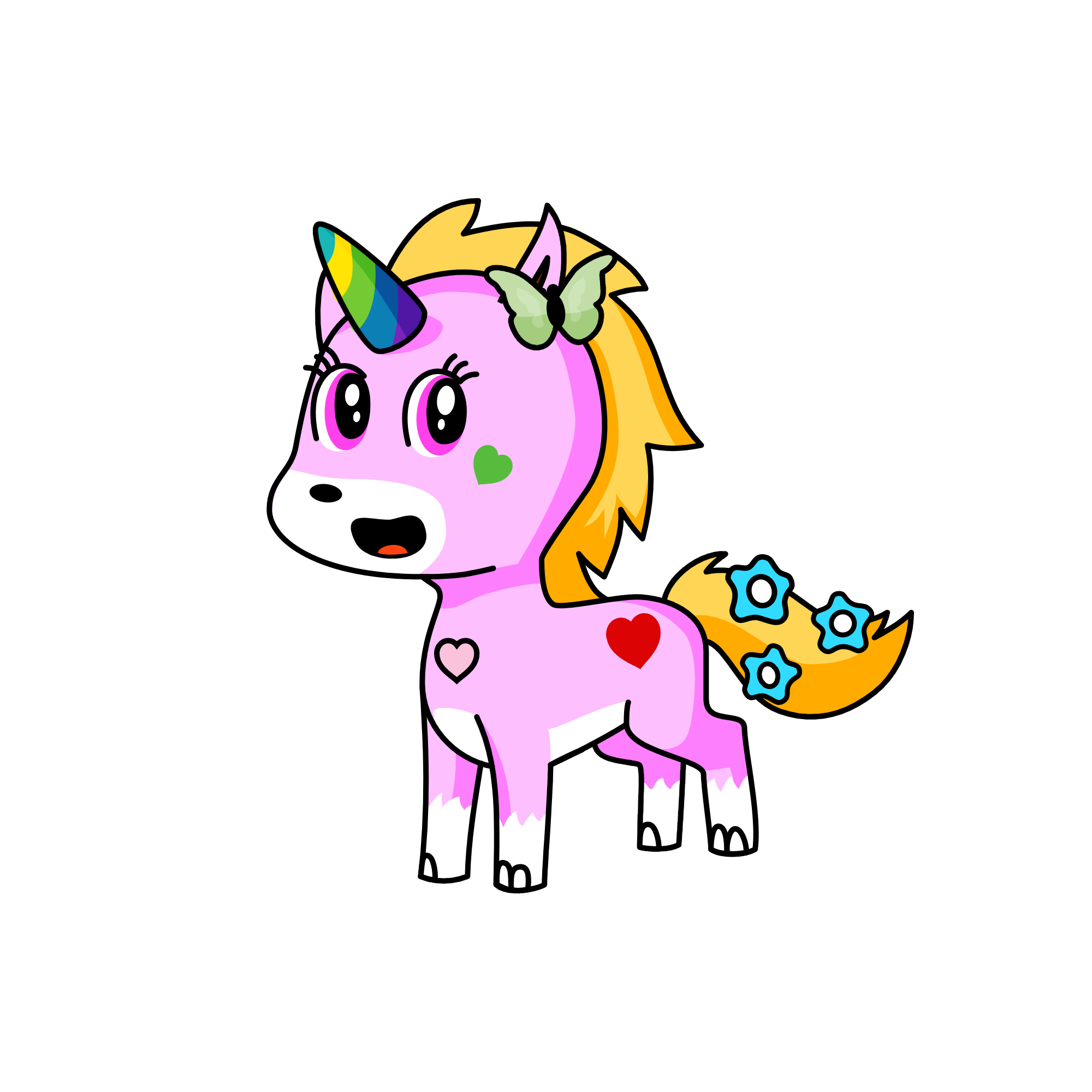 Cupkace, the unicorn