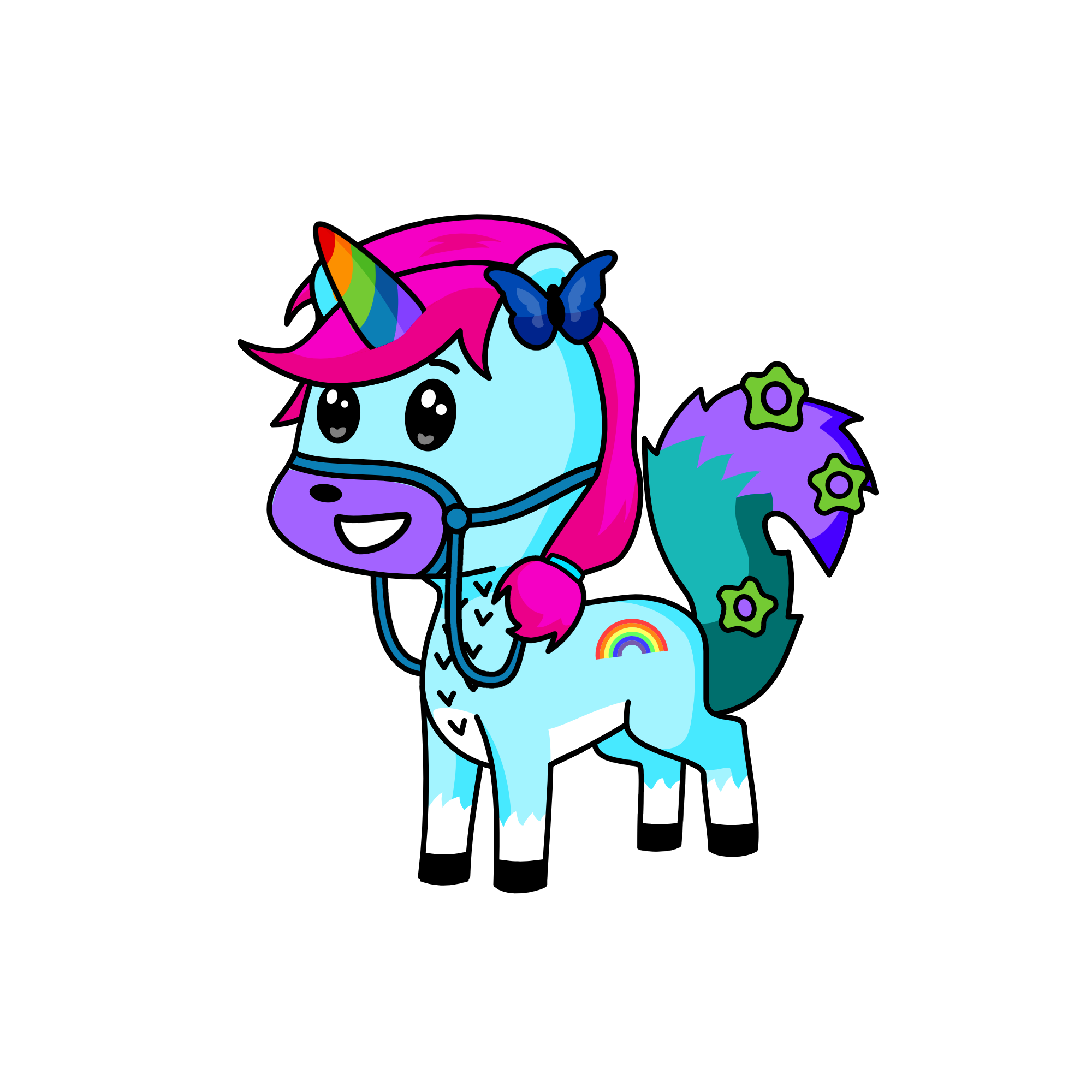 Melanie Katrine, the unicorn