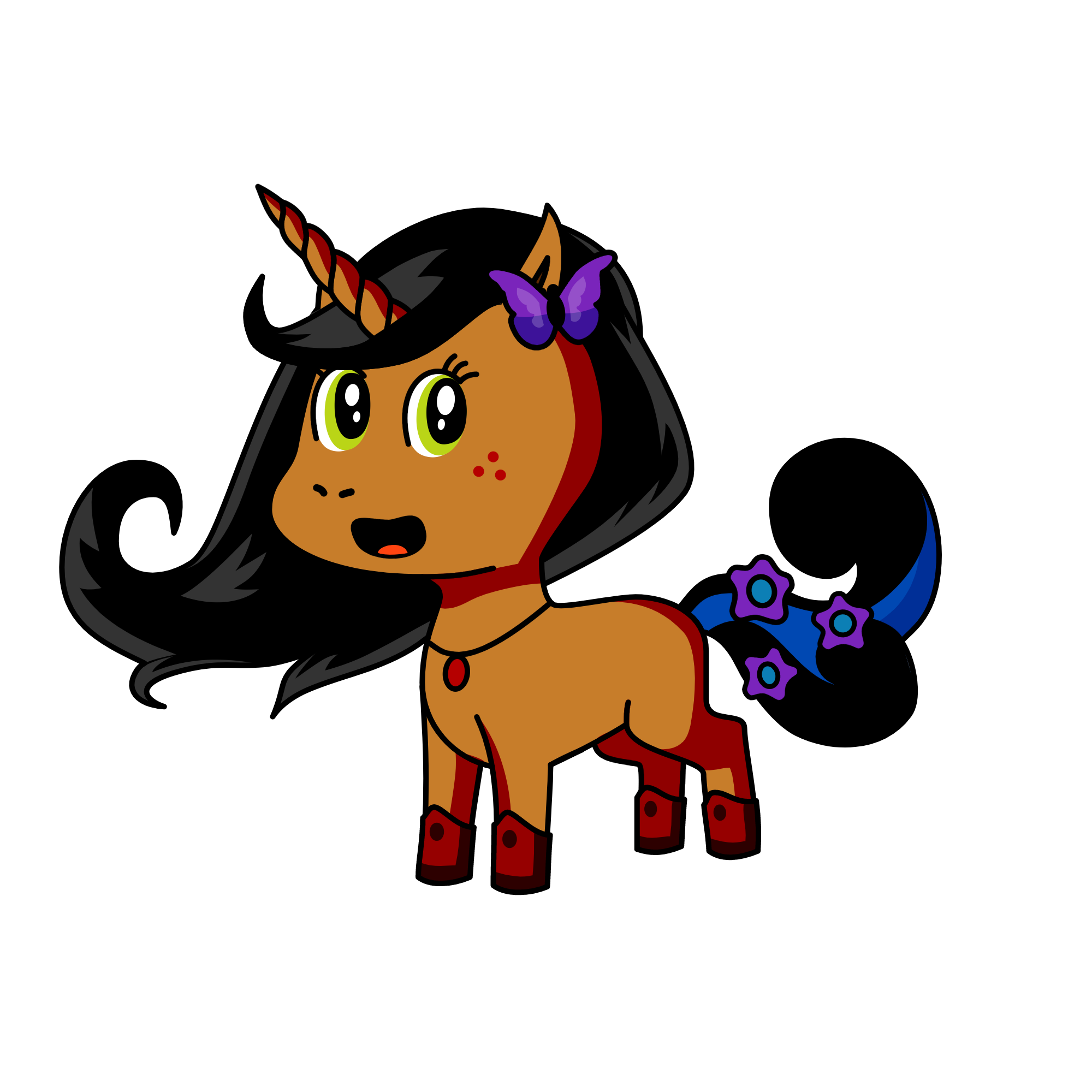 Cara, the unicorn