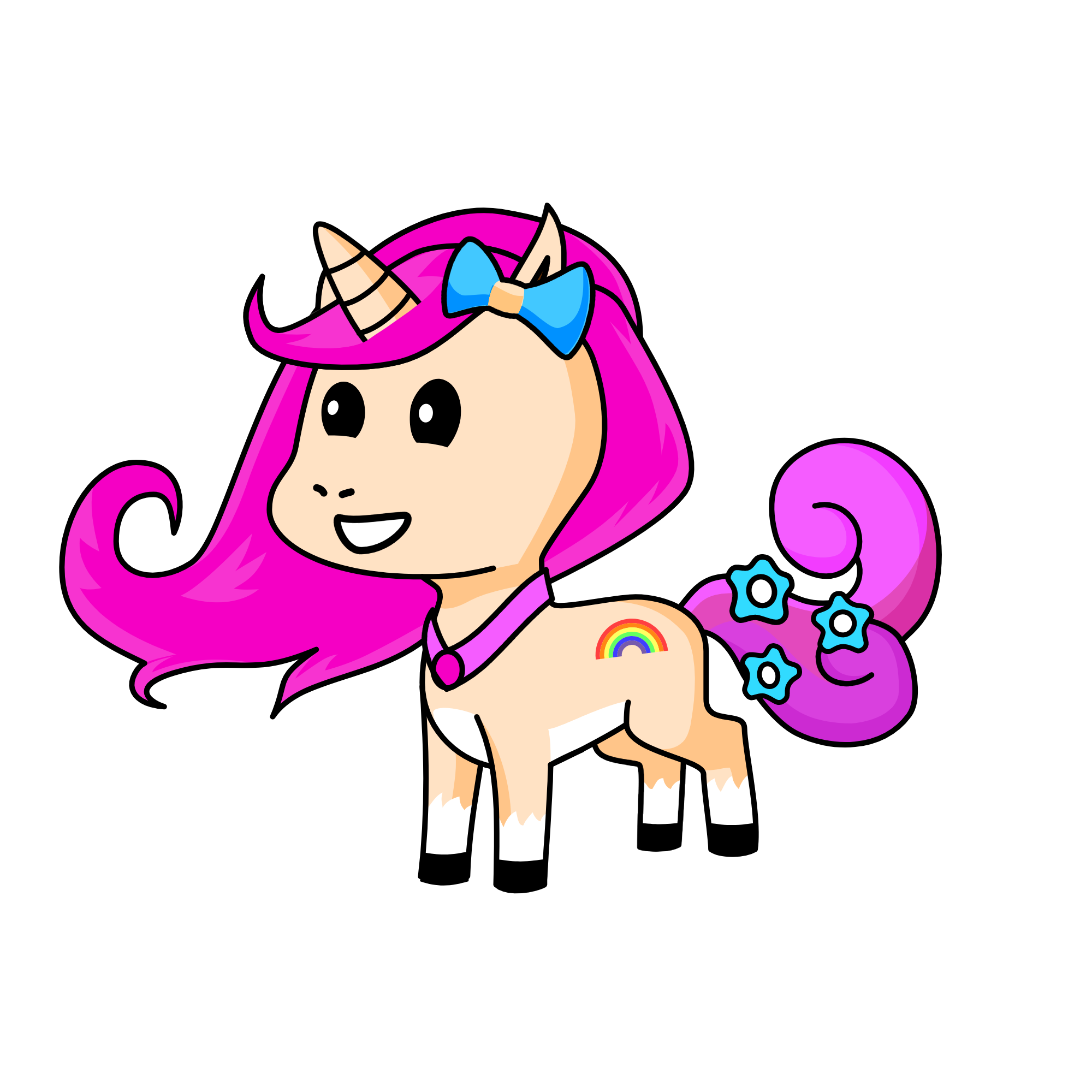 Angelicia, the unicorn