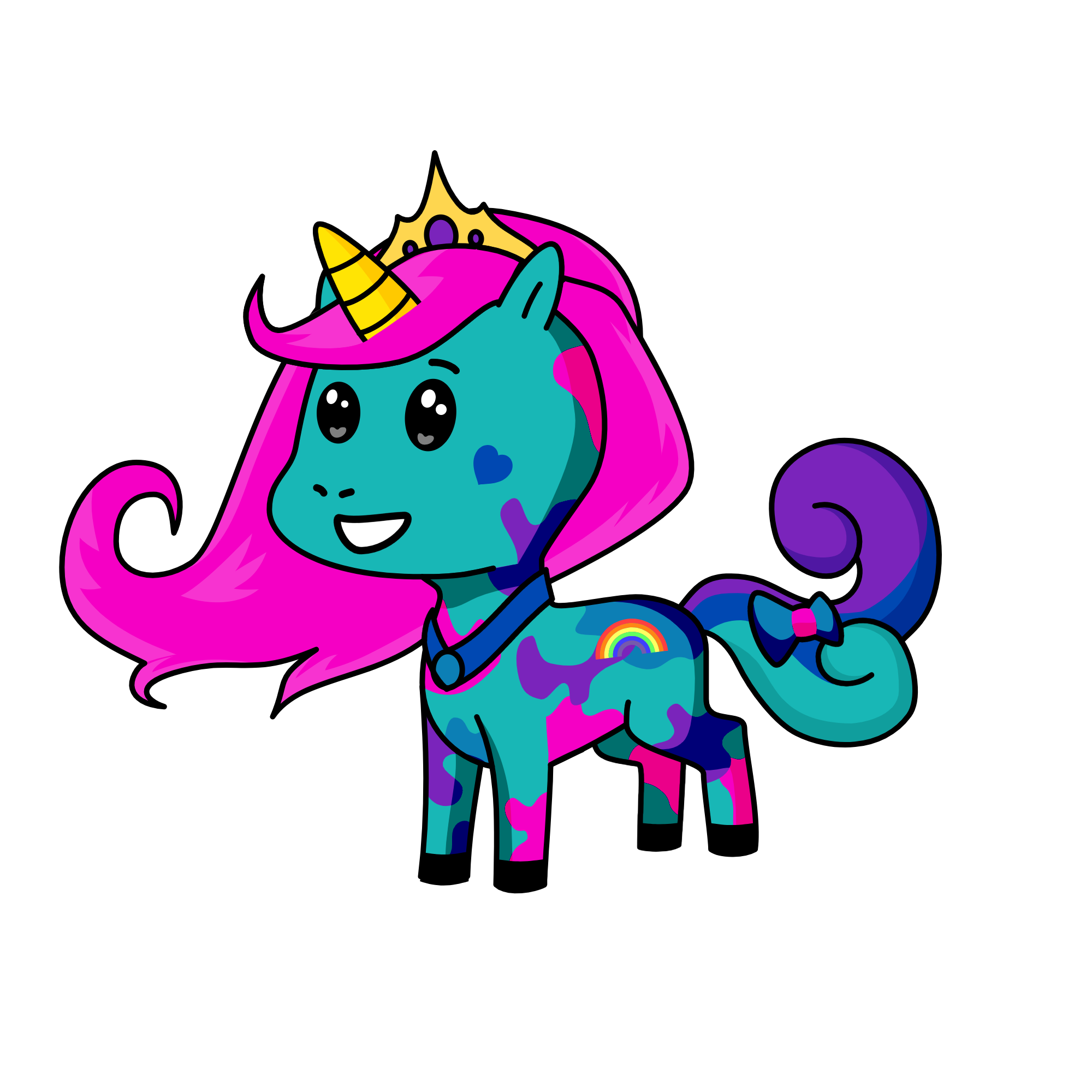 aqua, the unicorn