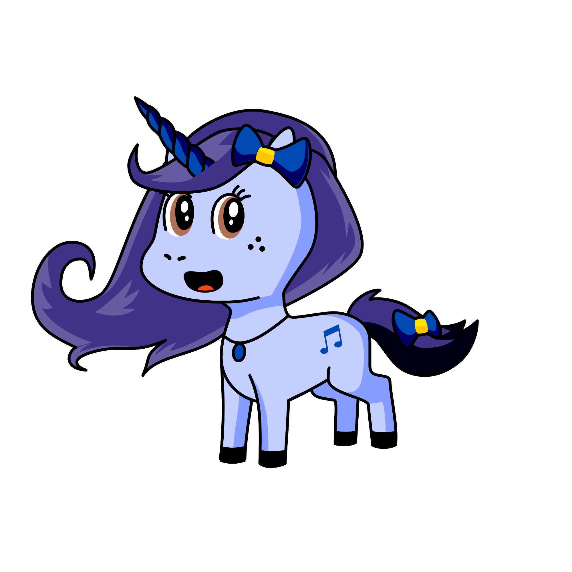 Village Sweetheart, the unicorn