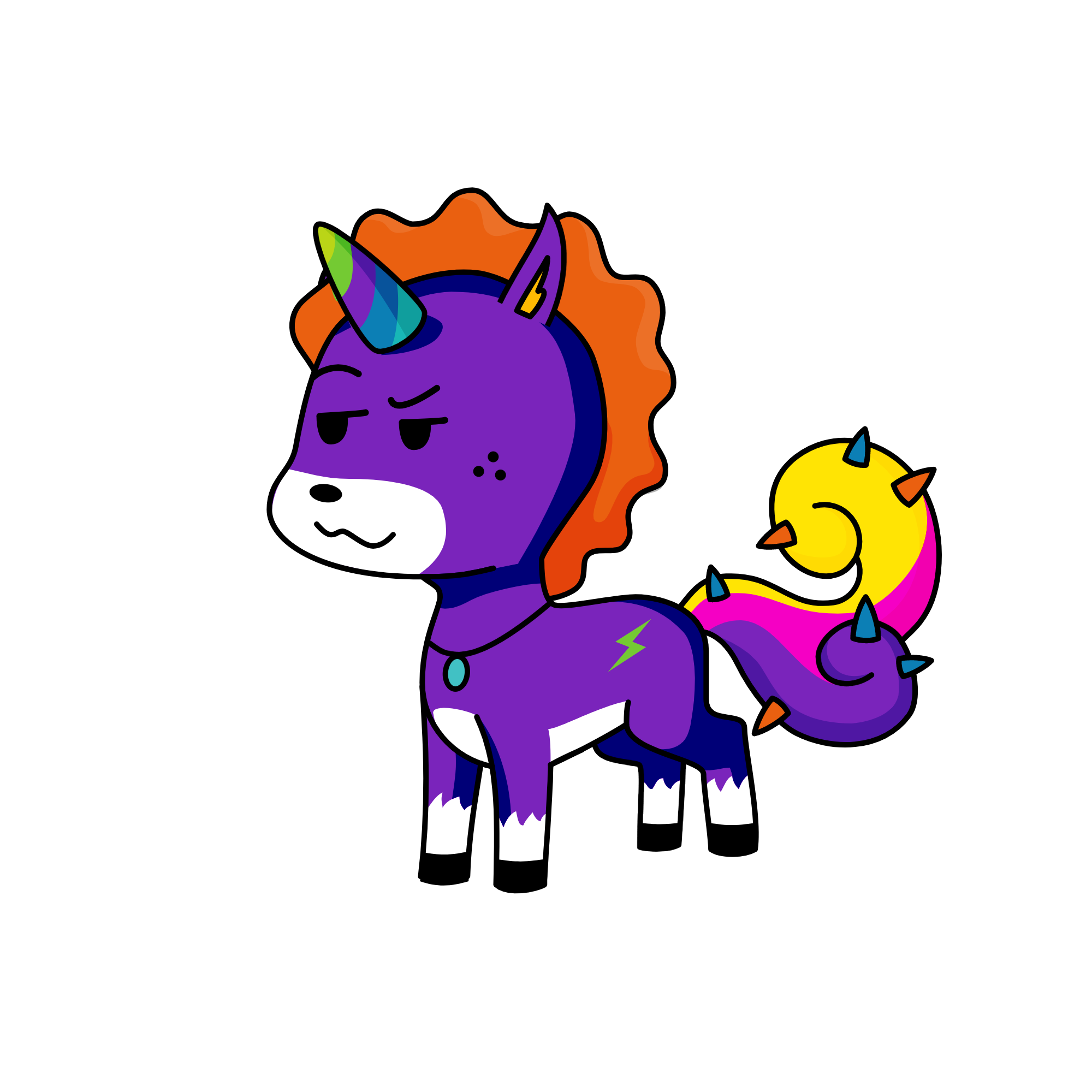 Flare, the unicorn