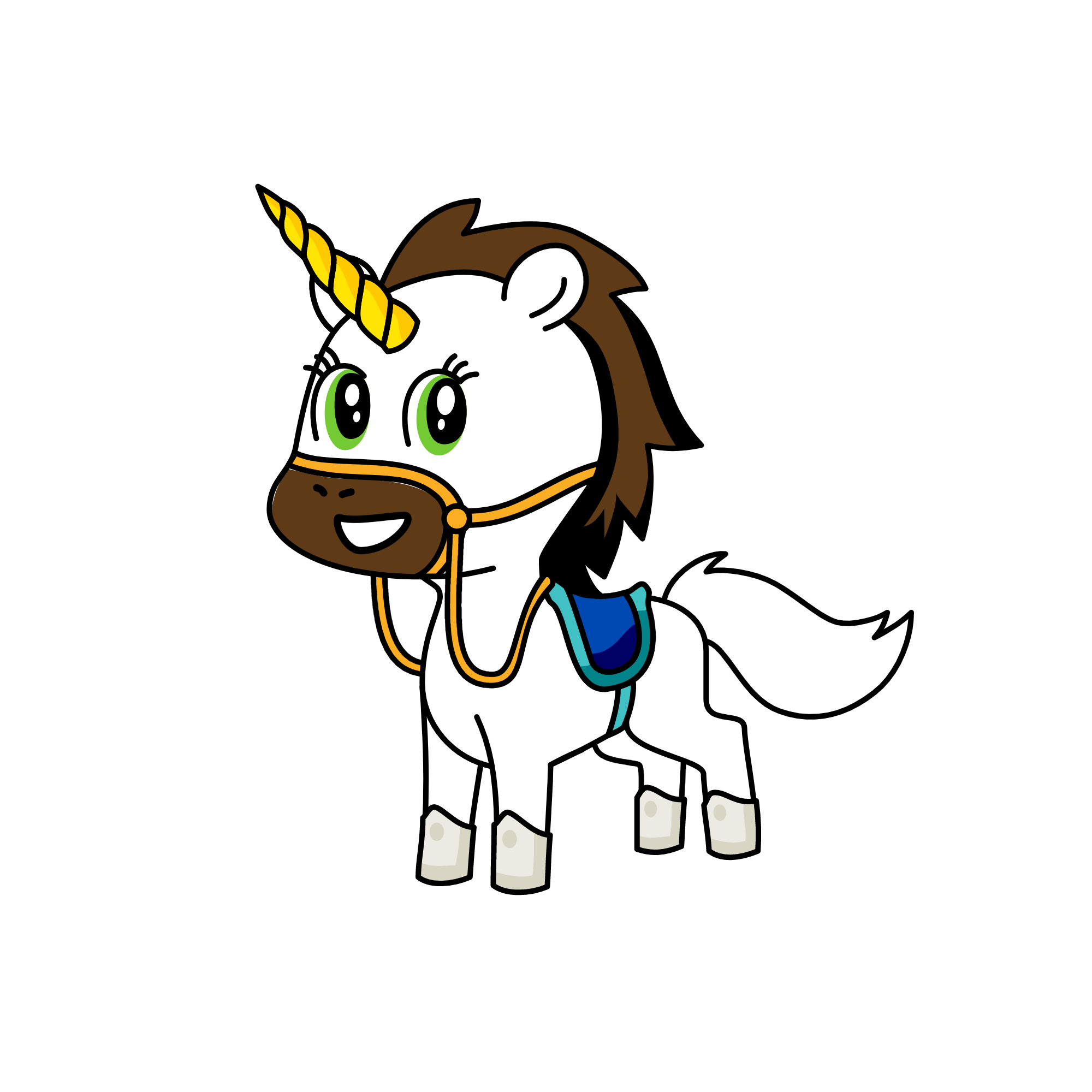 Space Uni, the unicorn