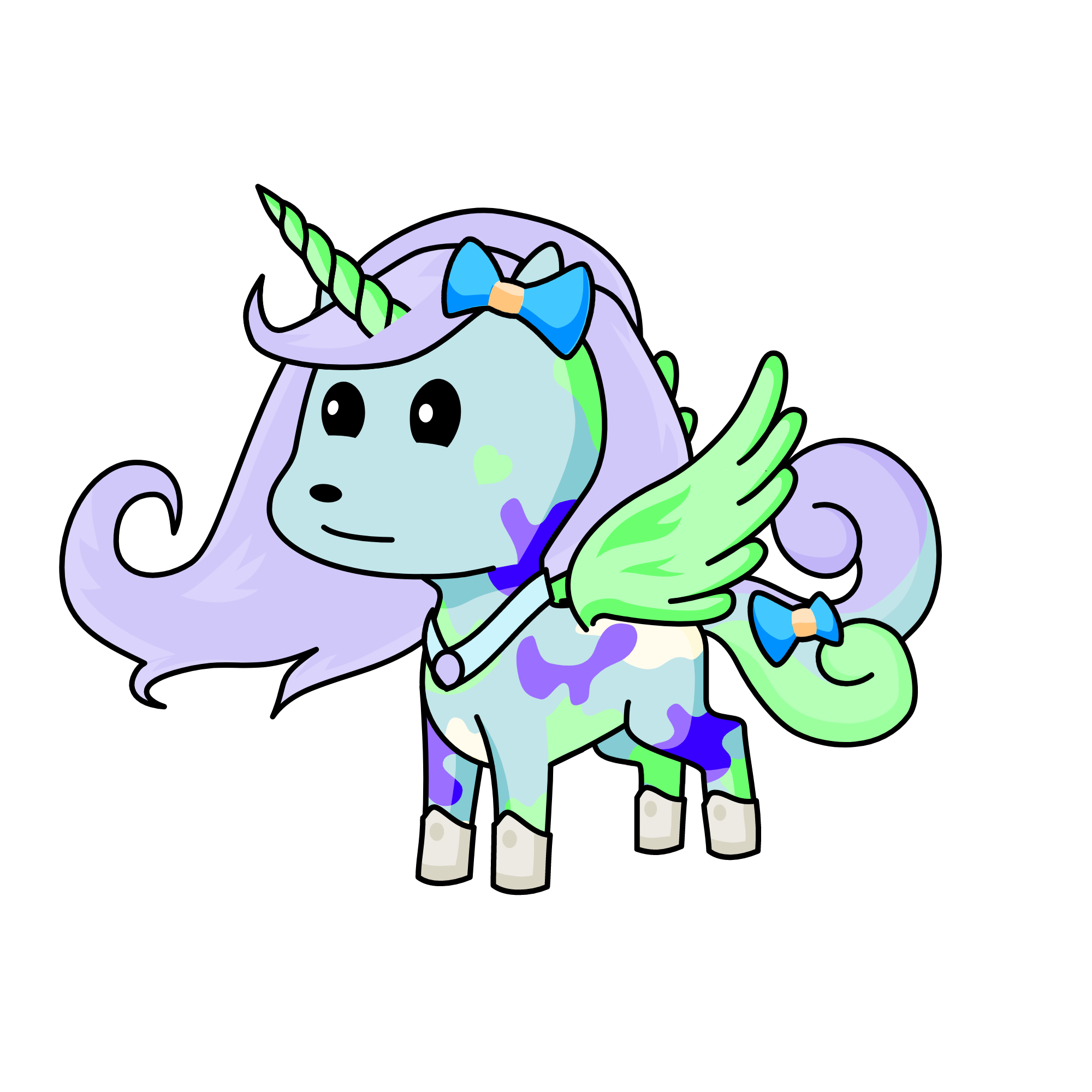 Pastel, the unicorn