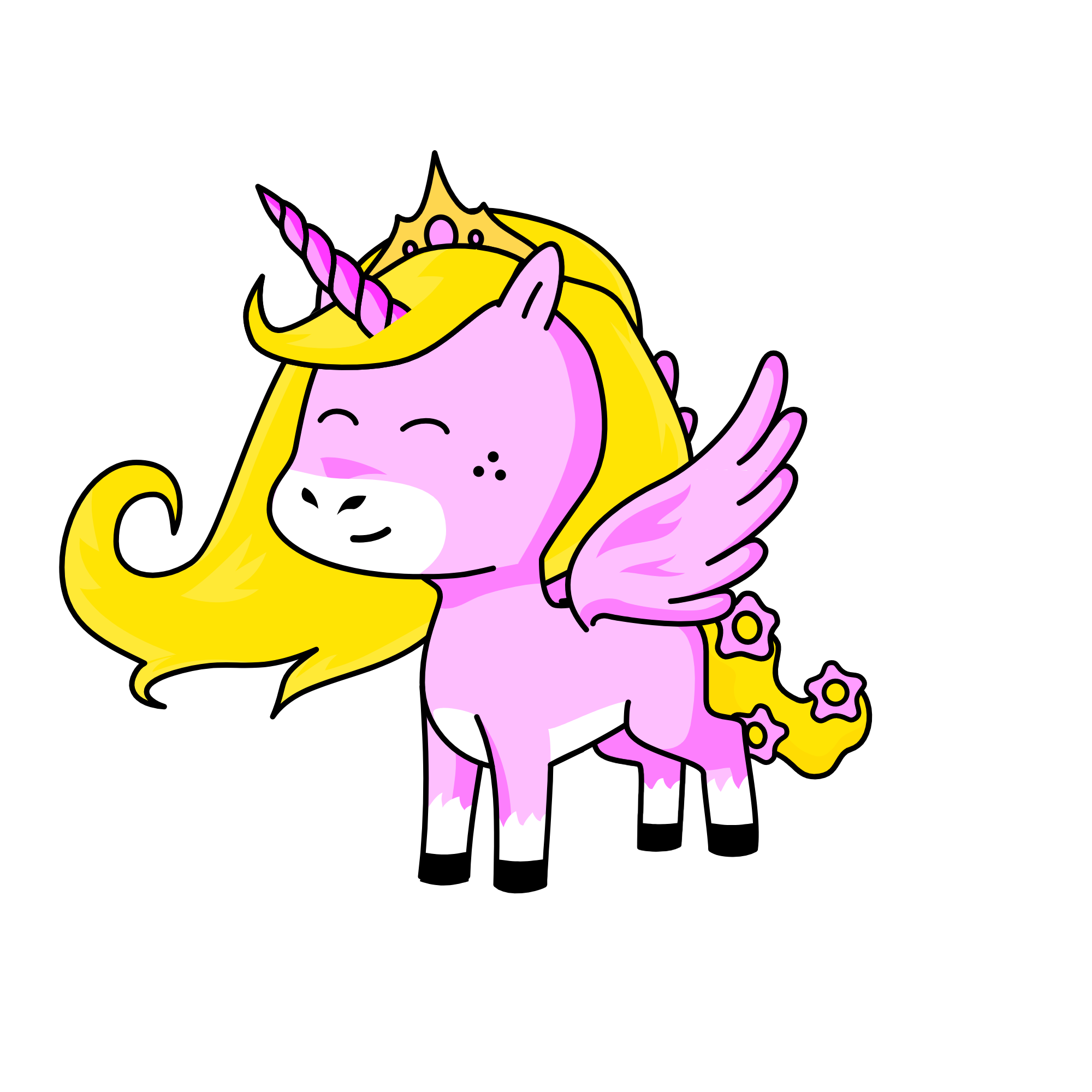 Fløfiti, the unicorn
