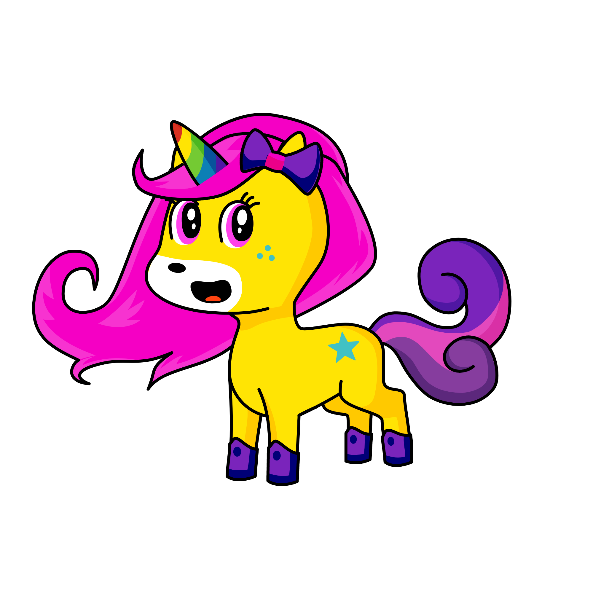 Rare to find, the unicorn