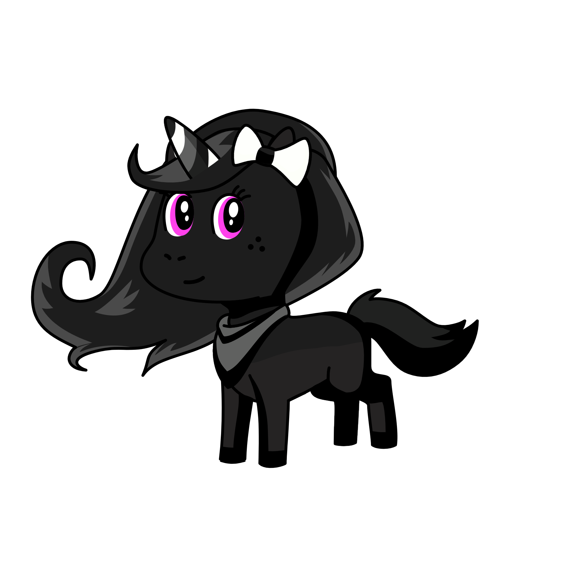 Midnight, the unicorn