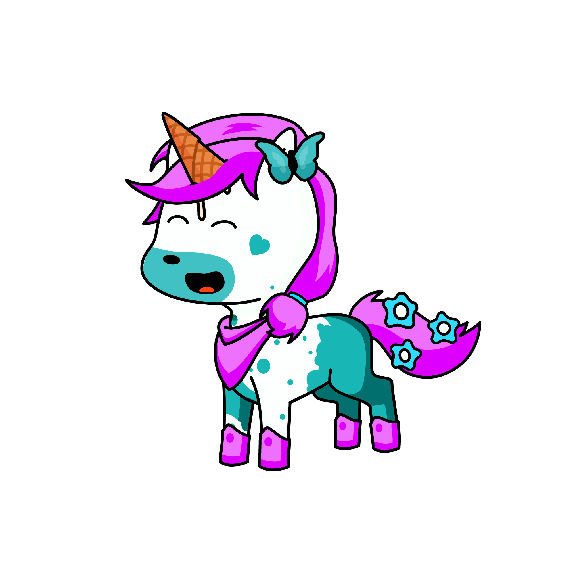 Who stole my icecream?!?, the unicorn