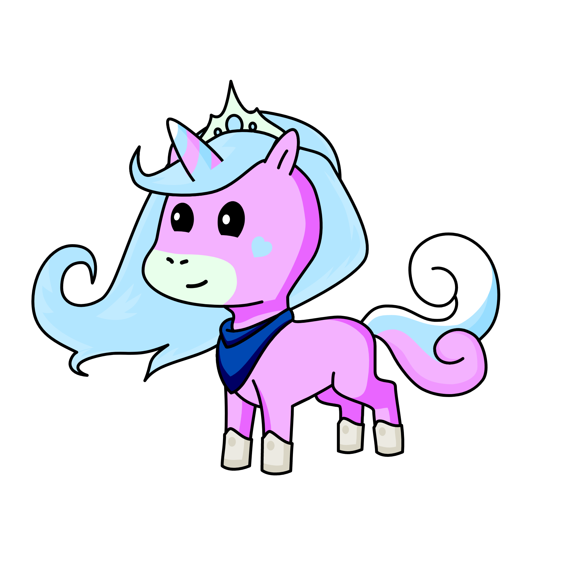Cottencandy, the unicorn