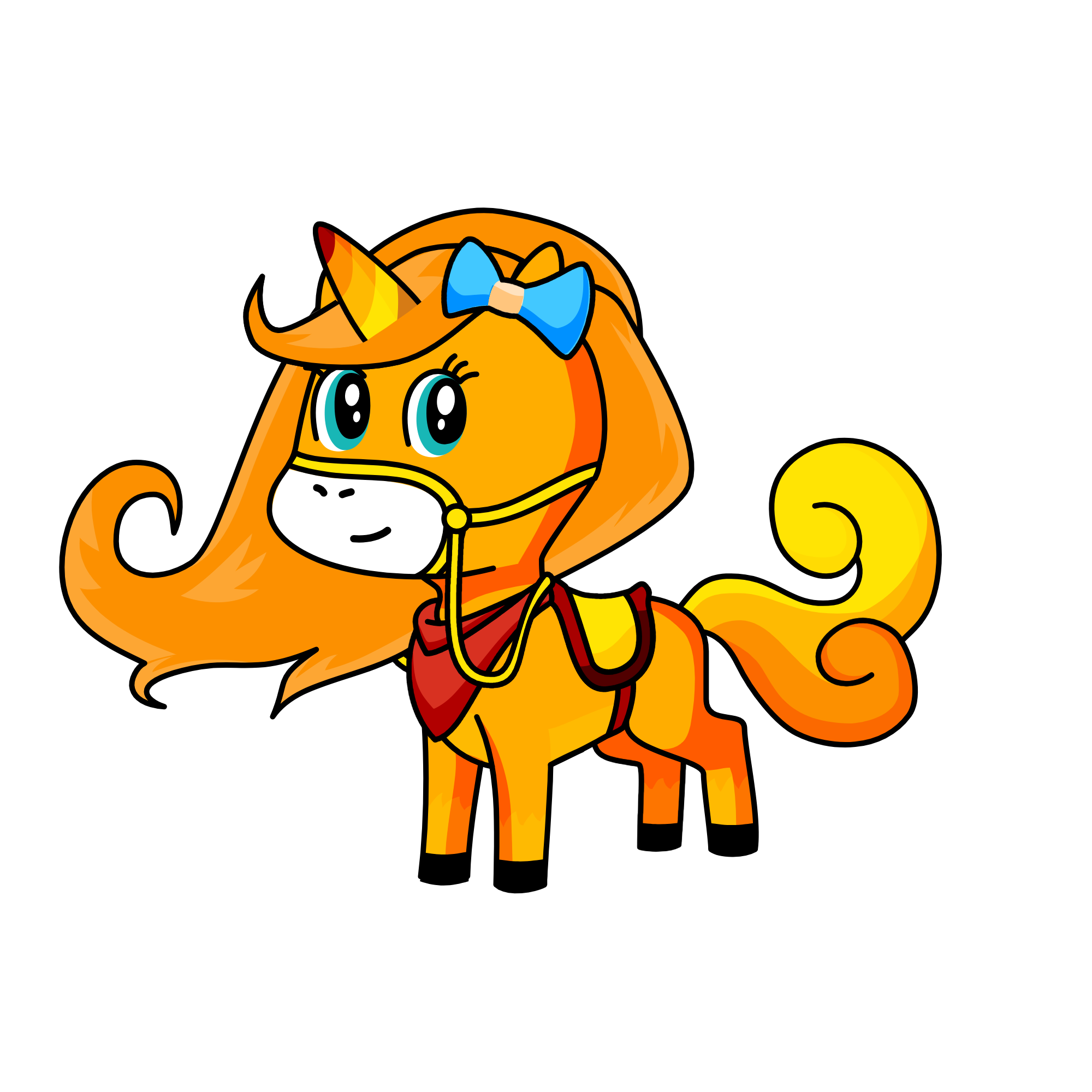Sahara, the unicorn