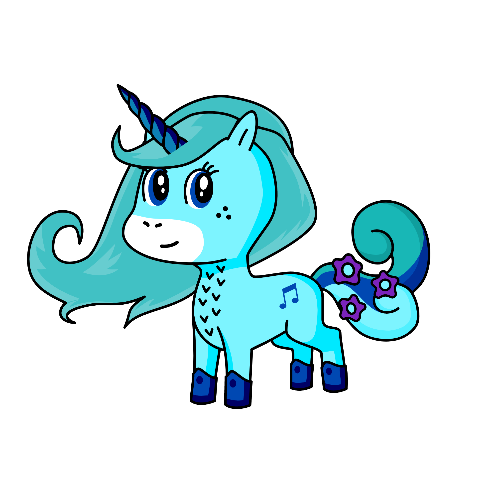 snow, the unicorn