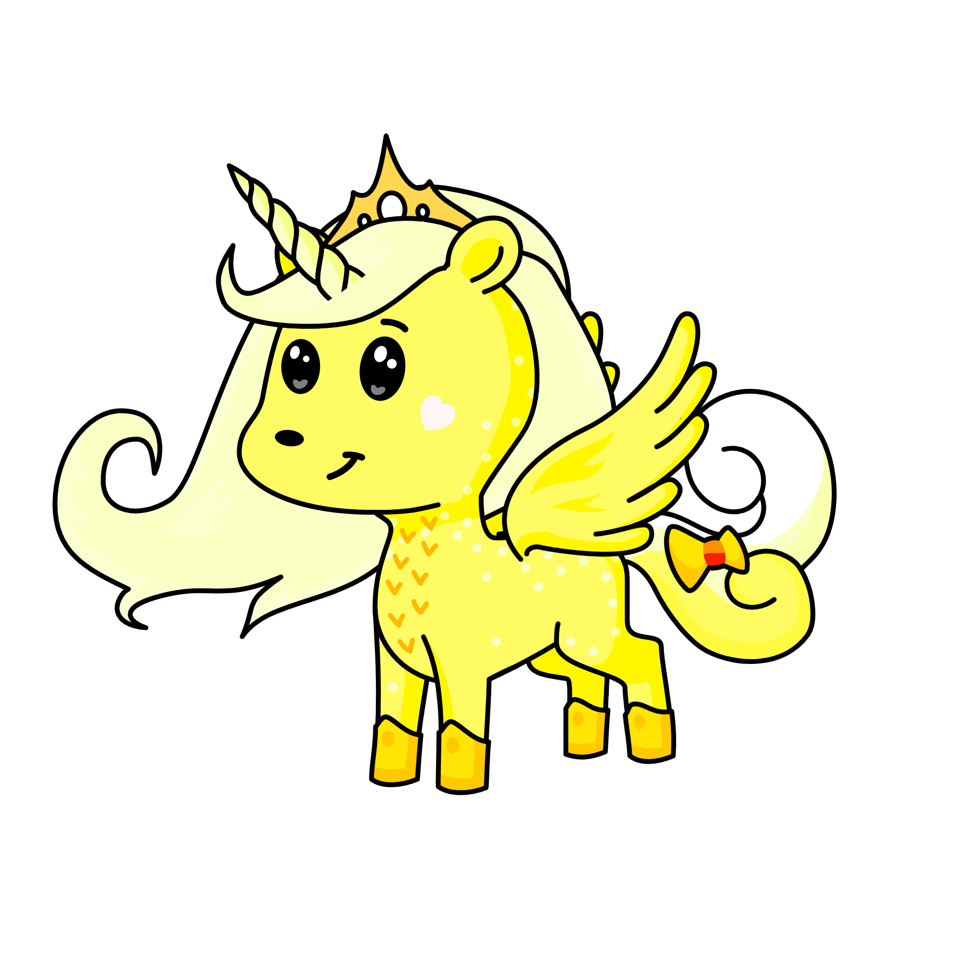 Mustard, the unicorn
