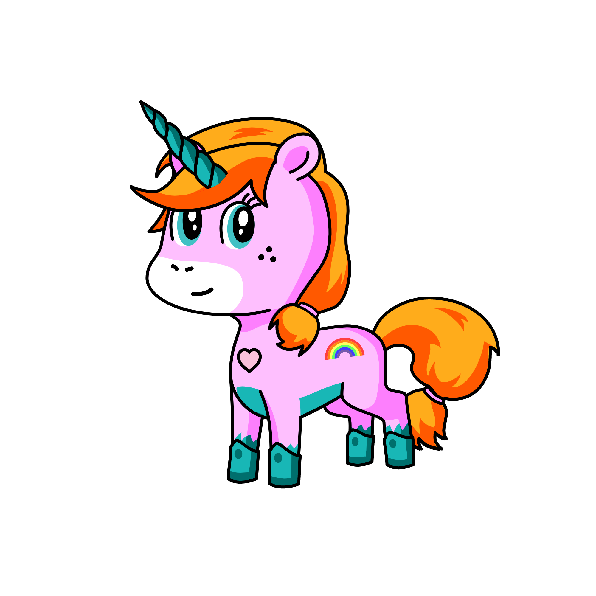 Awesome Brave Wing, the unicorn