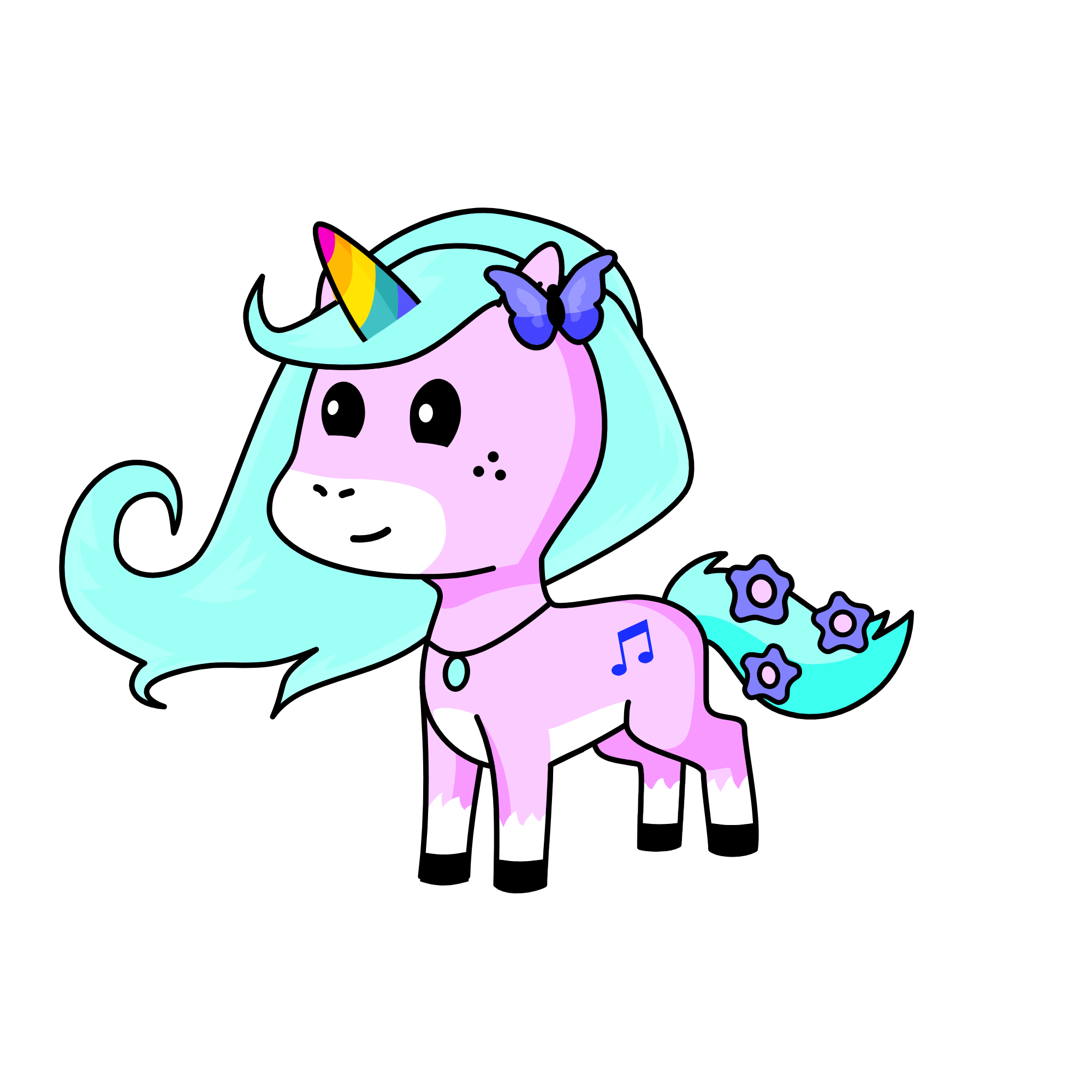 Melodie, the unicorn